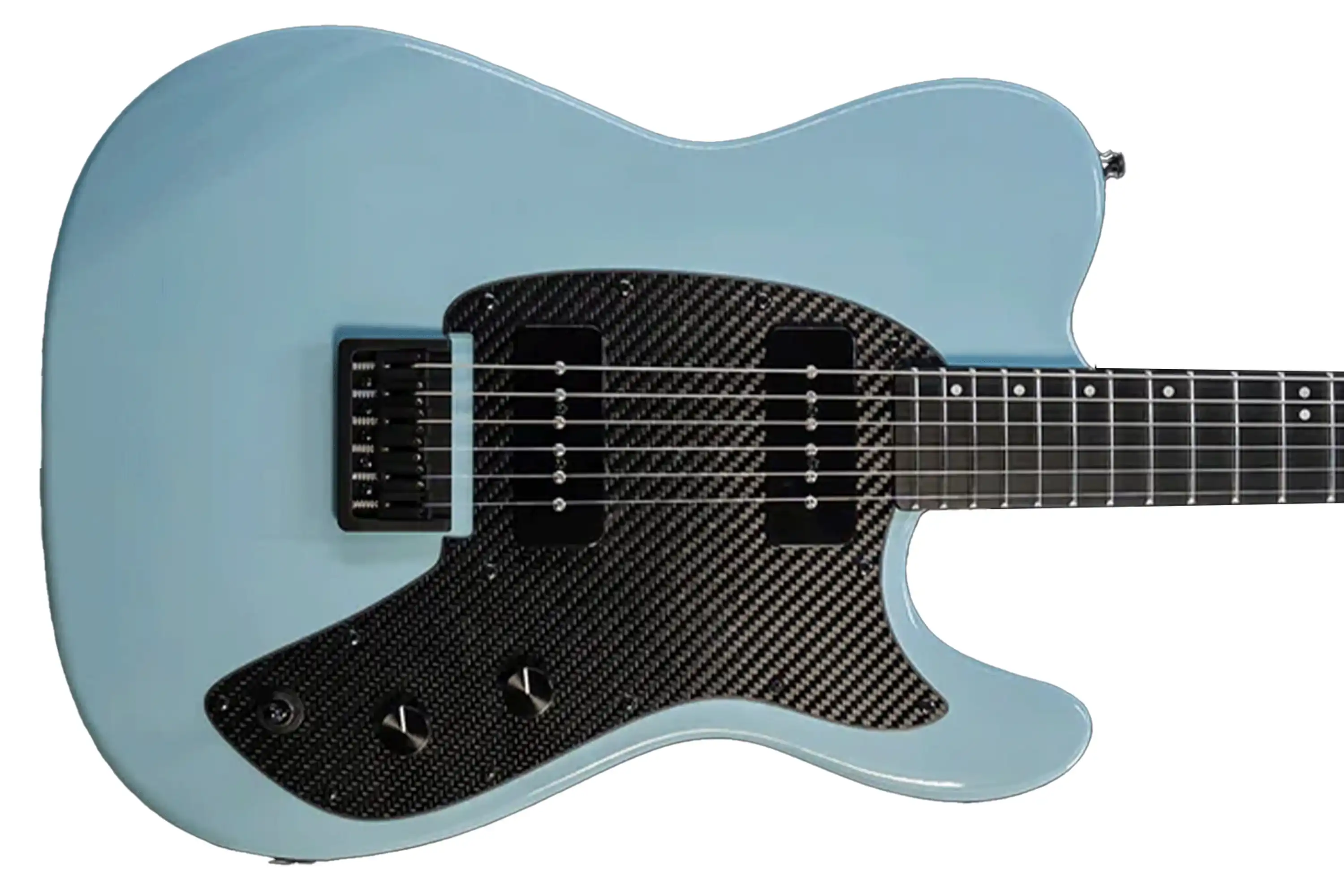 Klōs Telomere Custom Series 22 Fret Electric Guitar with Klos P-90S Pickup - Stone Blue
