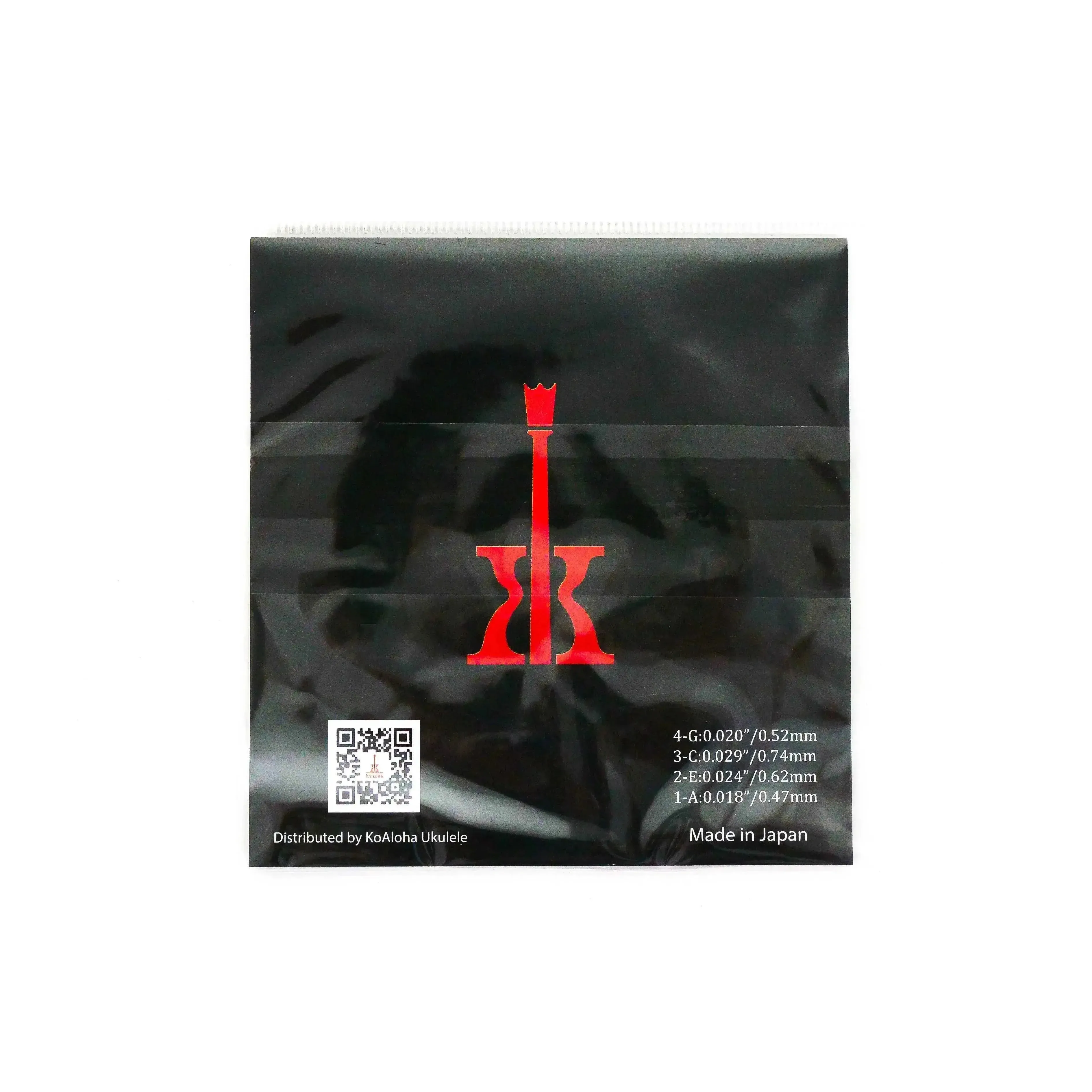 KoAloha Clear Fluorocarbon Soprano/Concert Ukulele Strings - High G - Image 2
