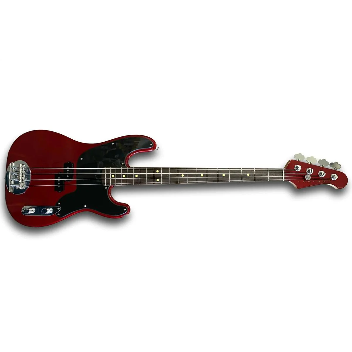 Lakland 44-51 Skyline Series 4-String Electric Bass - Candy Apple Red - Image 2