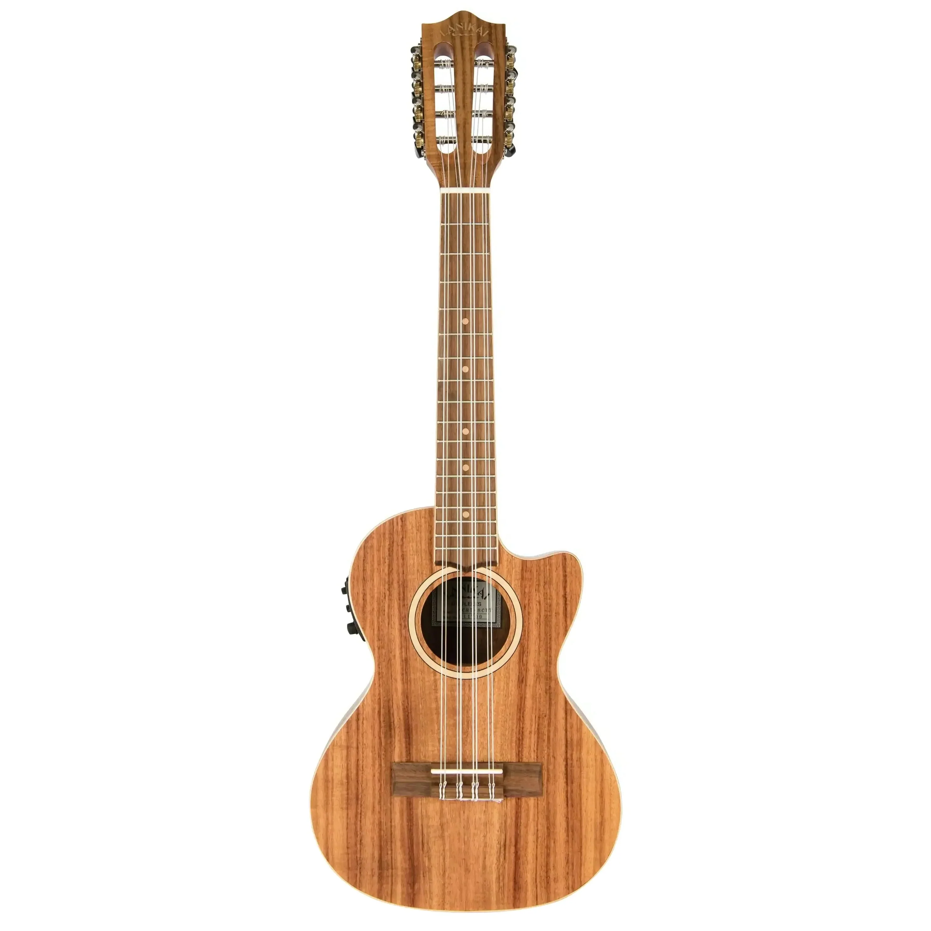 Lanikai ACST-8CET Acacia 8-String Tenor Ukulele with Pickup - Image 3