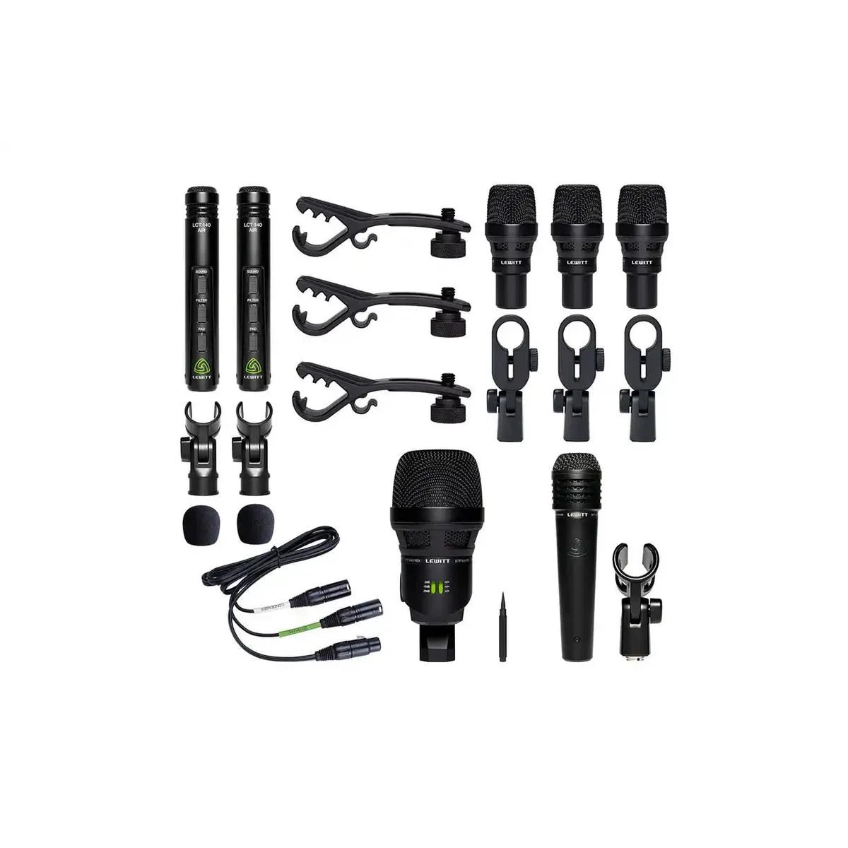 Lewitt Audio BEATKIT-PRO 7-Piece Drum Microphone Set - Image 3