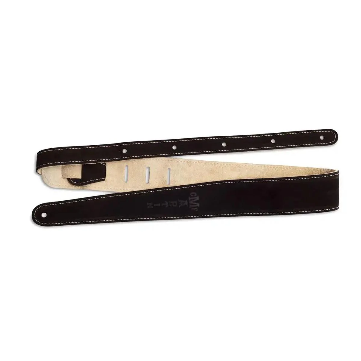 Martin Brown Genuine Suede Guitar Strap - Image 2