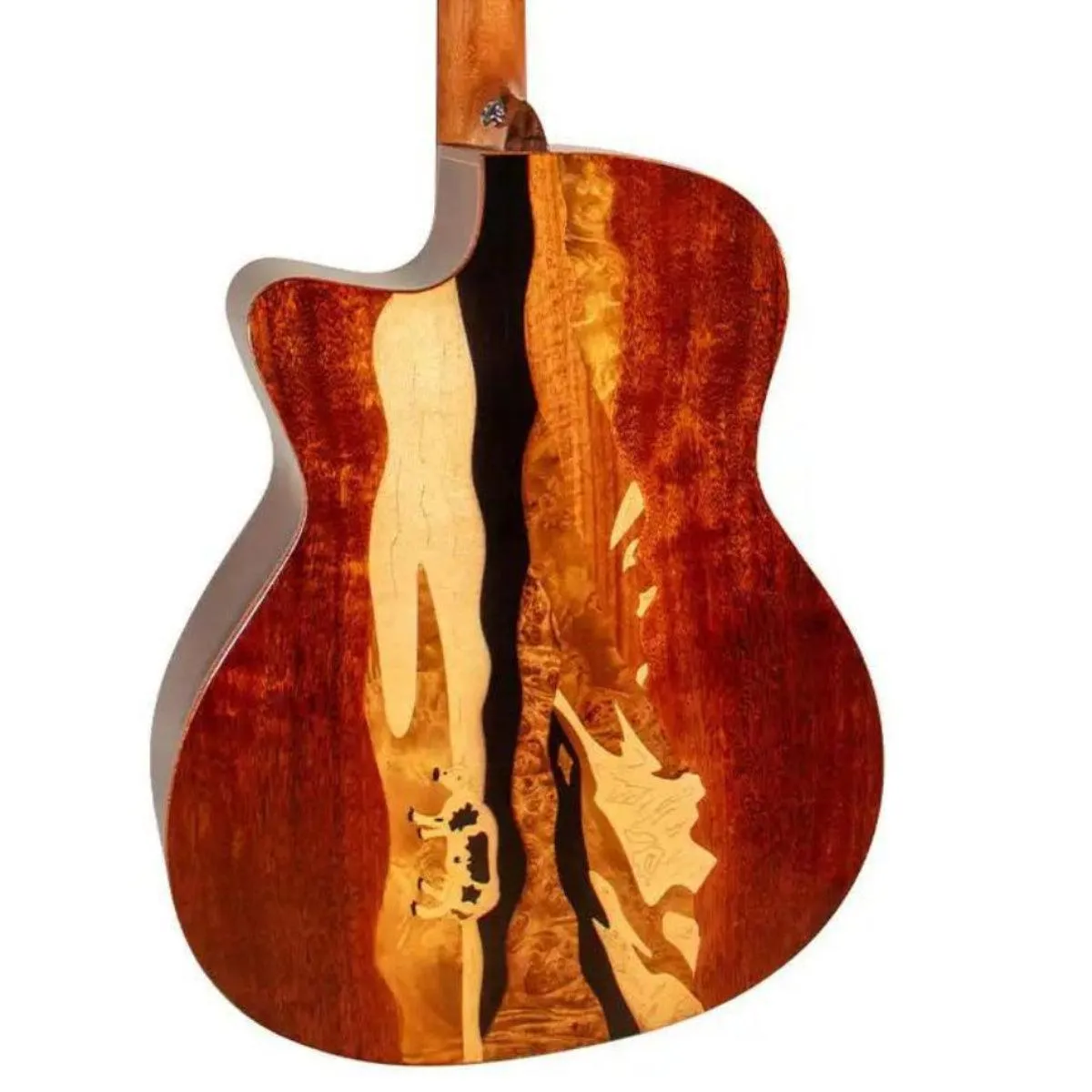 Mérida AUTUMN-EQ Four Seasons Auditorium Acoustic-Electric Guitar - Image 2