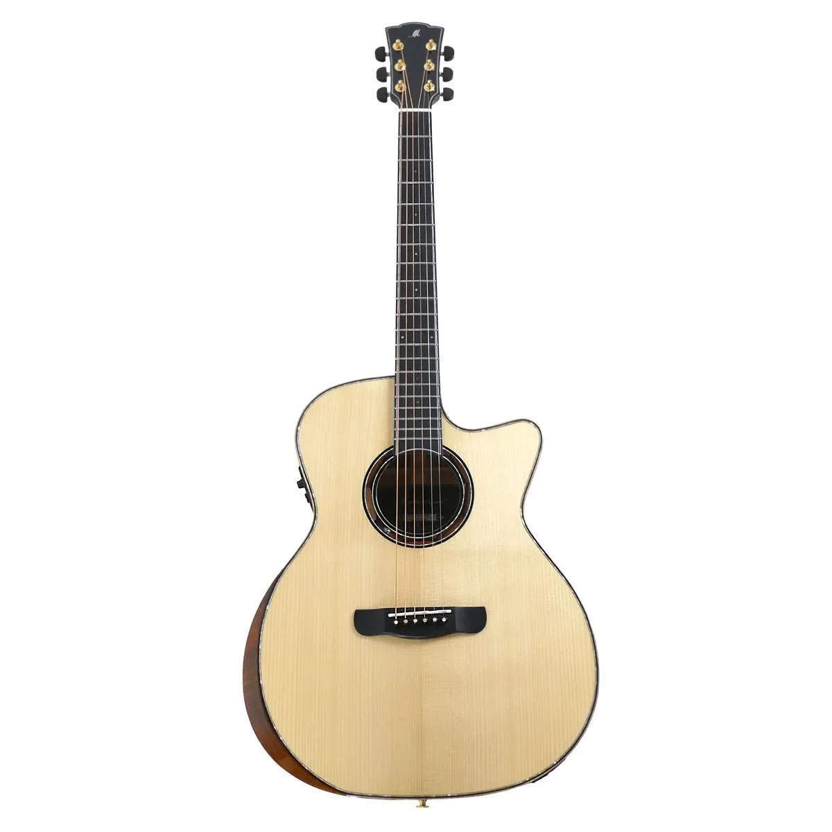 Mérida BLACKHOLE-EQ Beyond Series Grand Auditorium Acoustic-Electric Guitar - Image 5