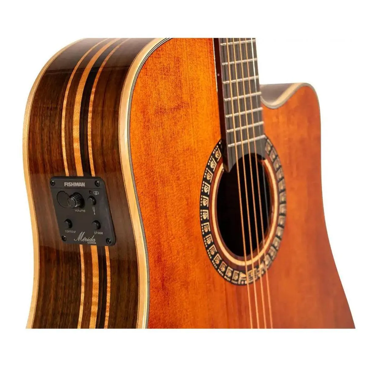 Mérida E1DC-EQ Imperial Series Dreadnought Acoustic-Electric Guitar - Image 3
