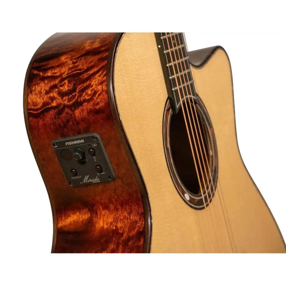 Mérida JAVELIN-EQ Beyond Series Auditorium Acoustic-Electric Guitar - Image 3