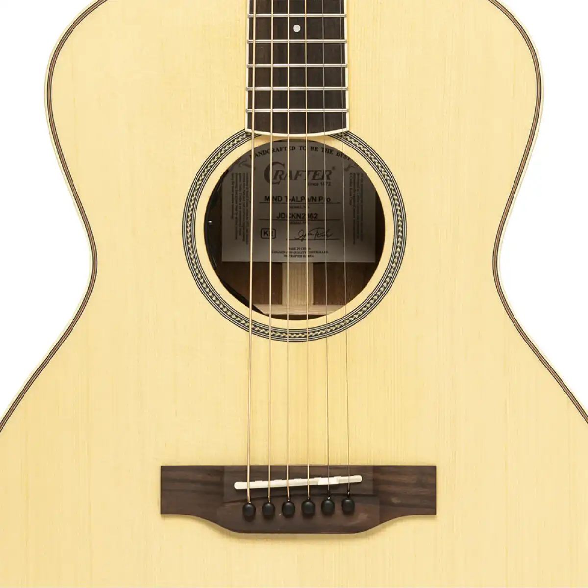 Crafter MIND T-ALPE N Orchestra Acoustic-Electric Guitar - Image 5