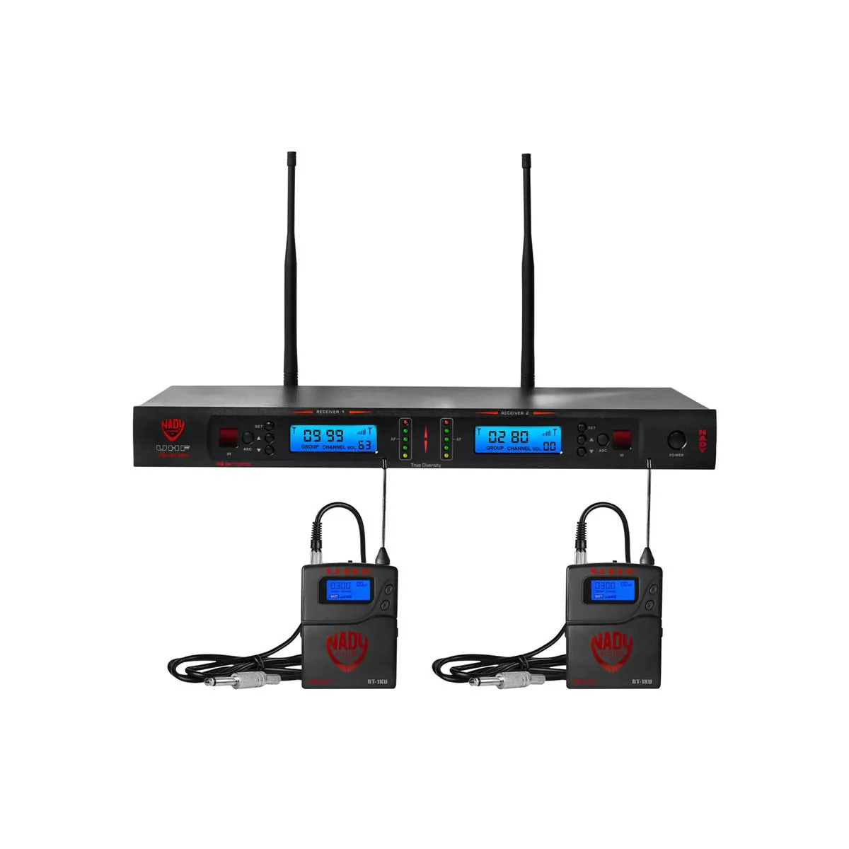Nady Dual True Diversity 1000-Channel Professional UHF Wireless System