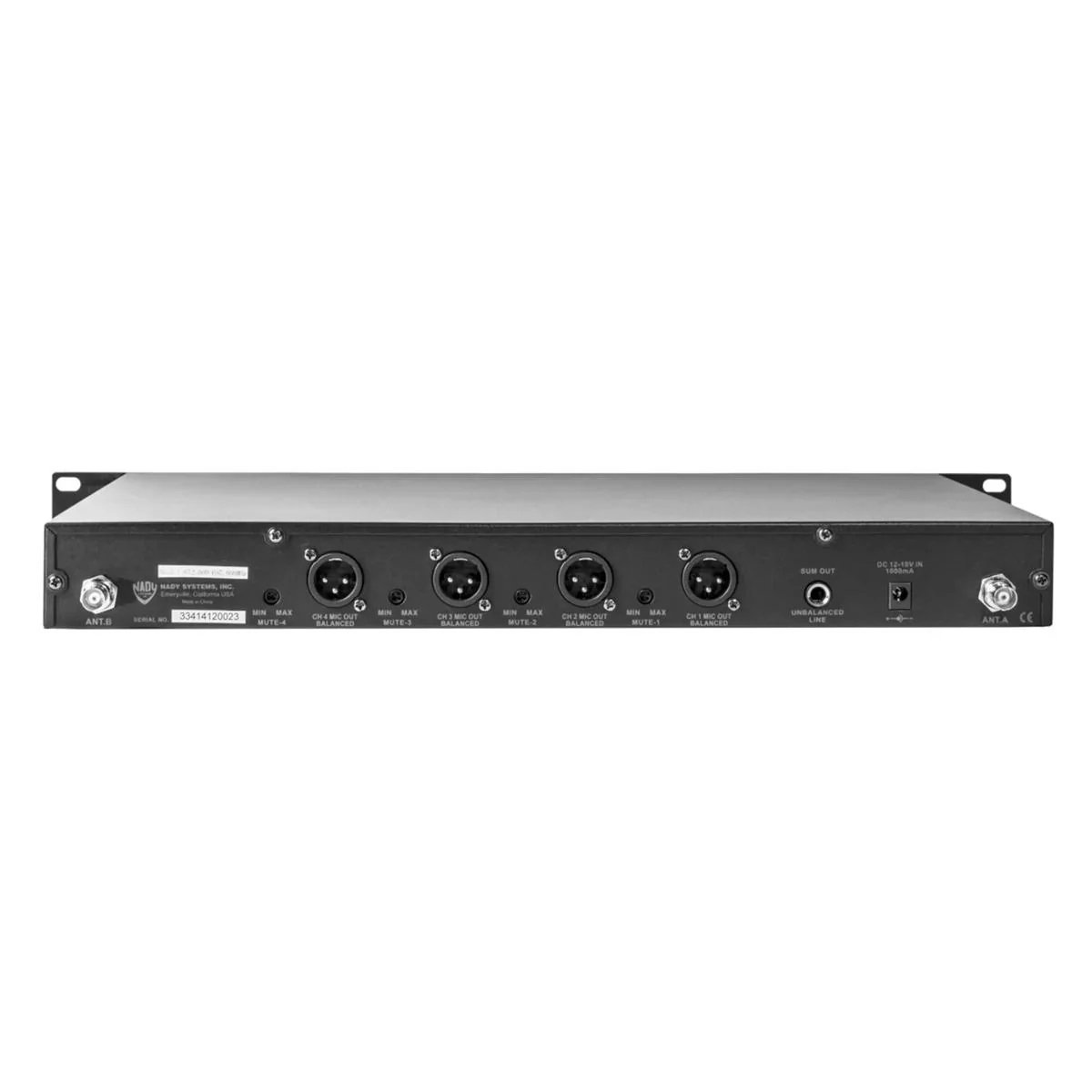 Nady 4W-1KU HM-10 Quad True Diversity 1000-Channel Professional UHF Wireless System - Image 5