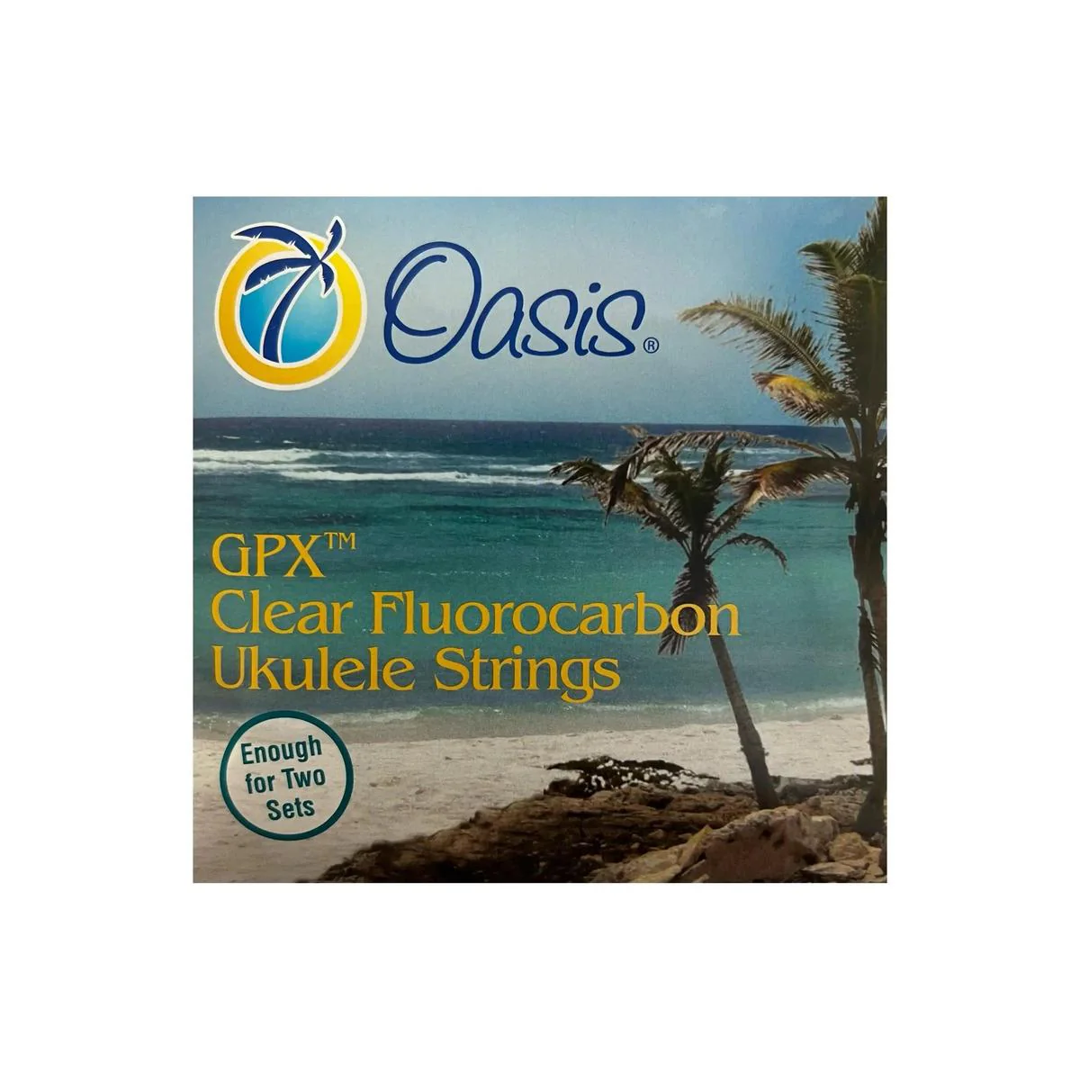 Oasis GPX Clear Fluorocarbon Tenor Ukulele String WOUND LOW G SINGLE STRING