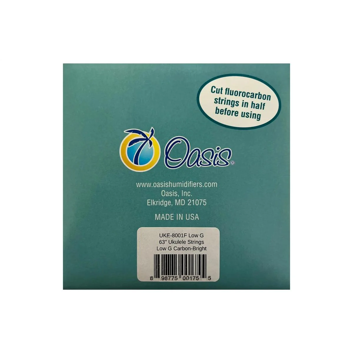 Oasis GPX UKE-8001F Bright Clear Fluorocarbon Tenor Ukulele Strings - Unwound Low G - Image 2