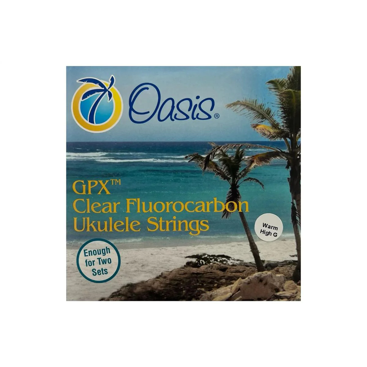 Oasis GPX UKE-8100 Warm Clear Fluorocarbon Tenor Ukulele Strings - High G