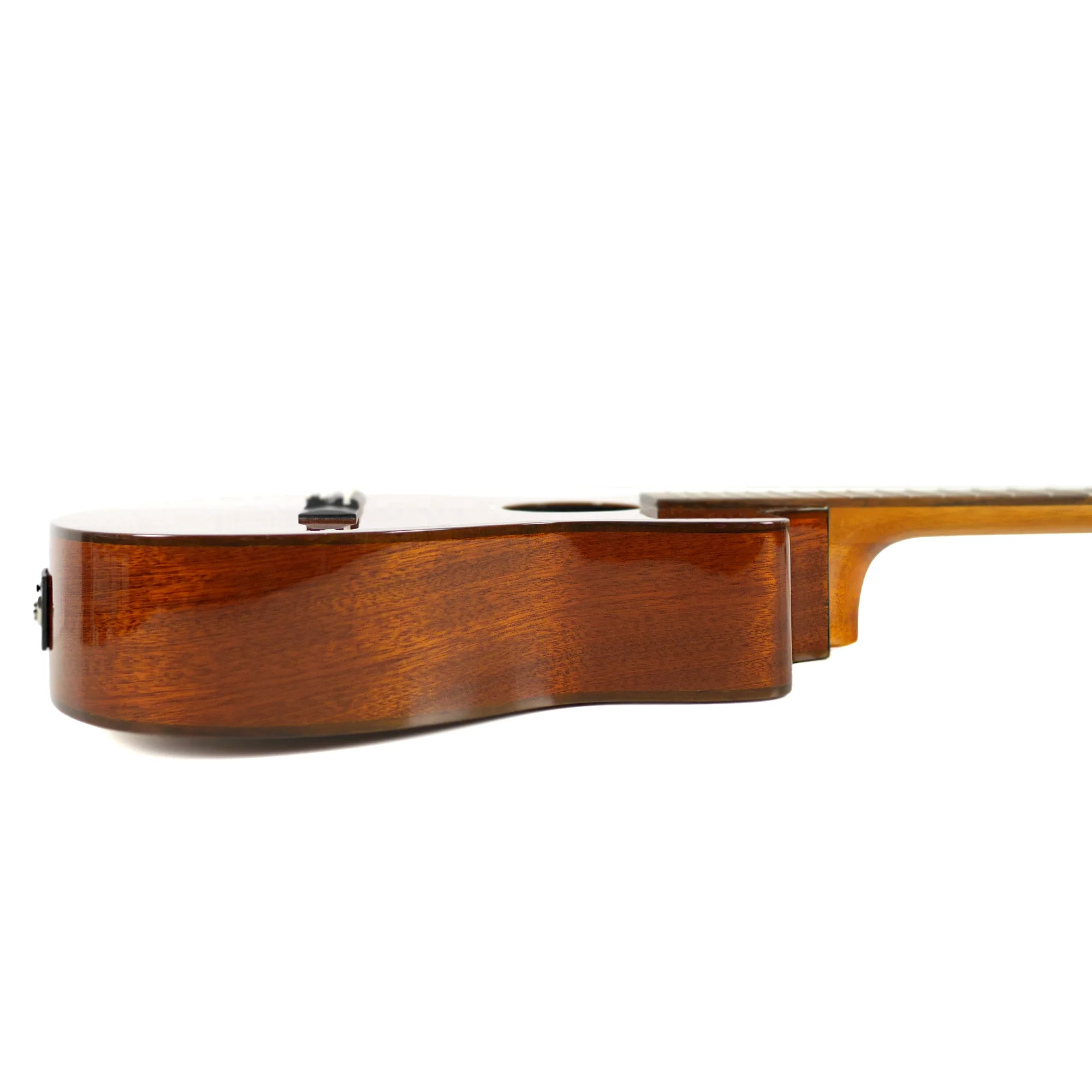Ohana BK-35GCE Solid Mahogany Baritone Ukulele w/ Pickup - Image 3