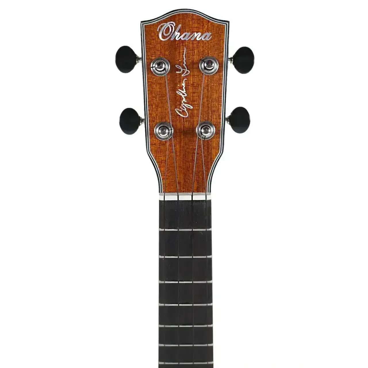 Ohana CK-14-CL Cynthia Lin Series Mahogany Concert Ukulele - Image 6