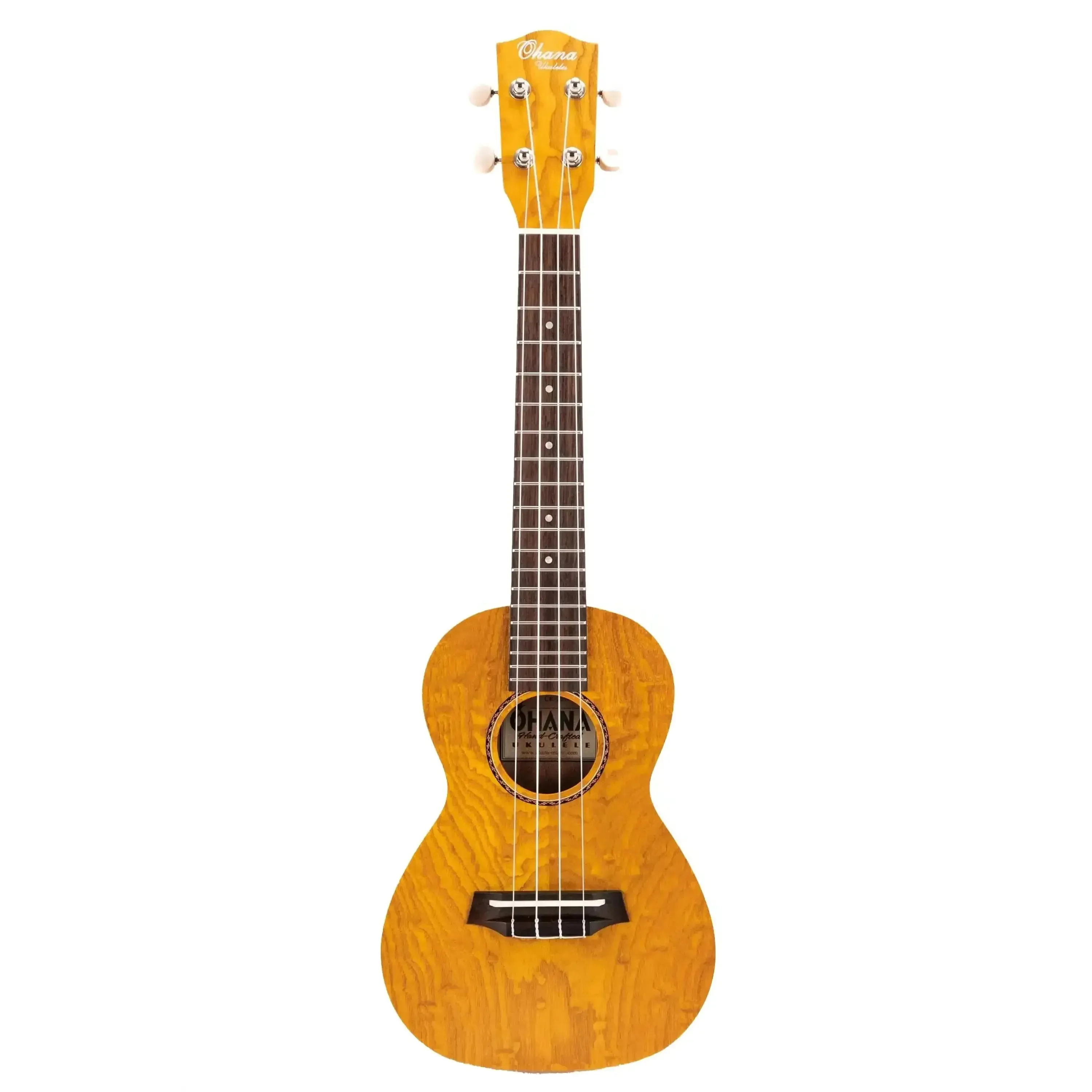 Ohana CK-15W Willow Concert Ukulele - Image 4