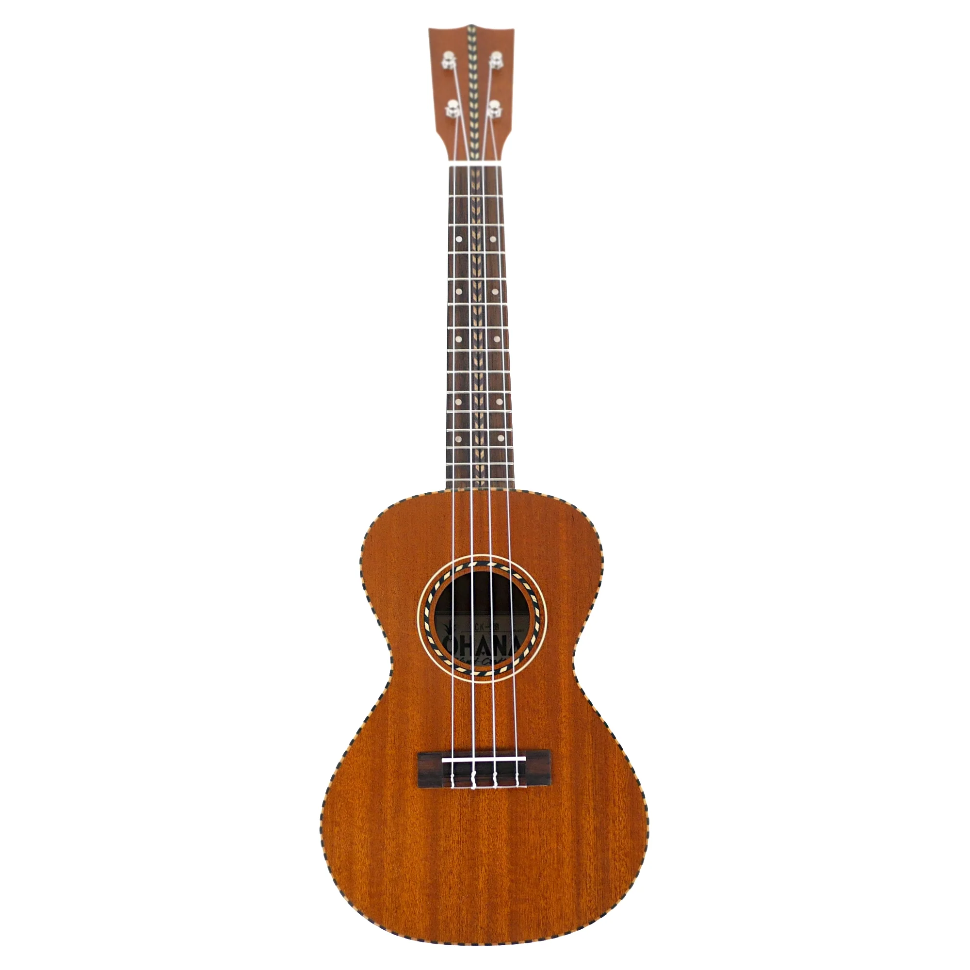 Ohana CK-28 Vintage Line 28 Solid Mahogany Concert Ukulele - Image 4