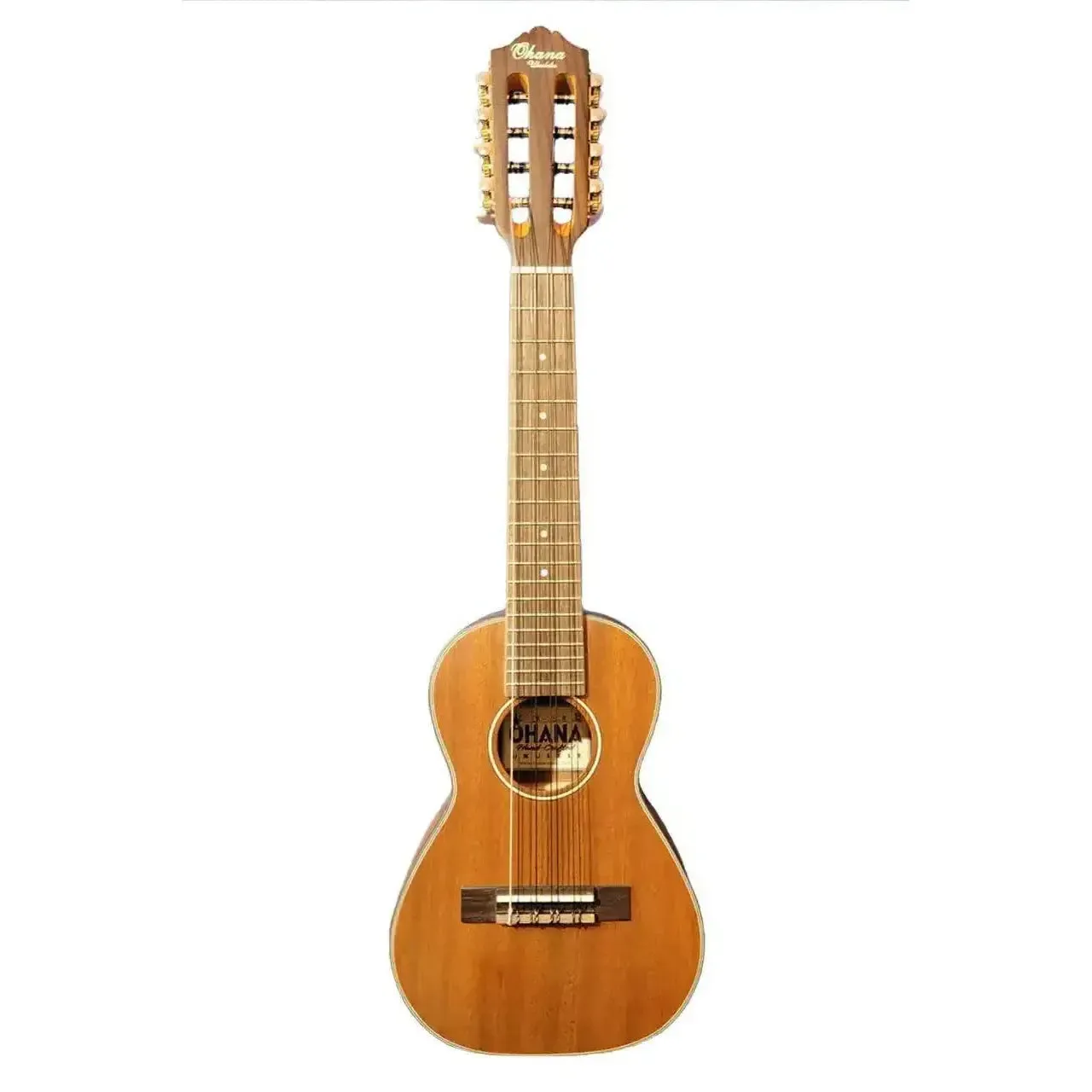 Ohana CK-35-8 Solid Mahogany 8-String Concert Ukulele - Image 3