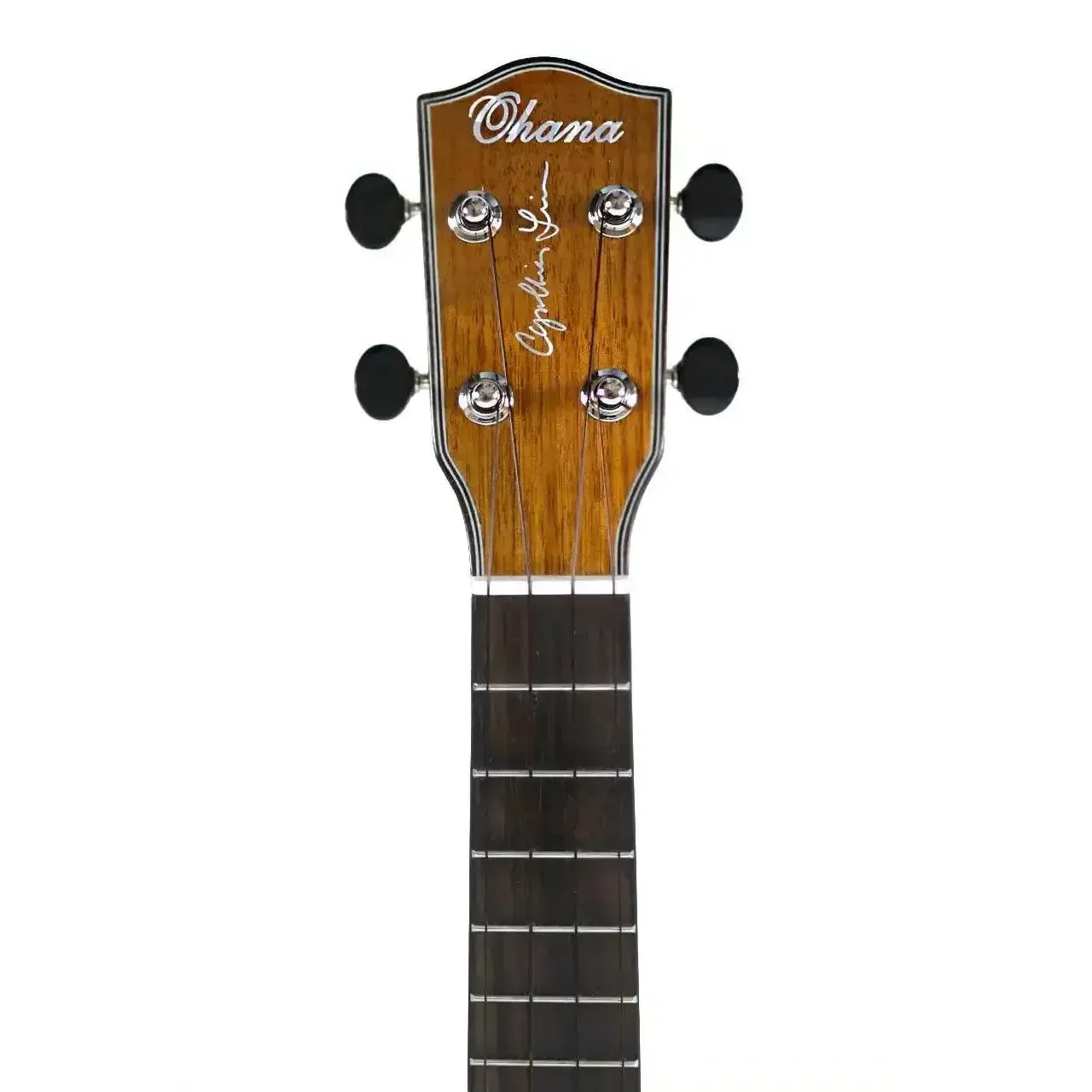 Ohana CK-35CGE-CL Cynthia Lin Concert Ukulele w/ Pickup - Image 7