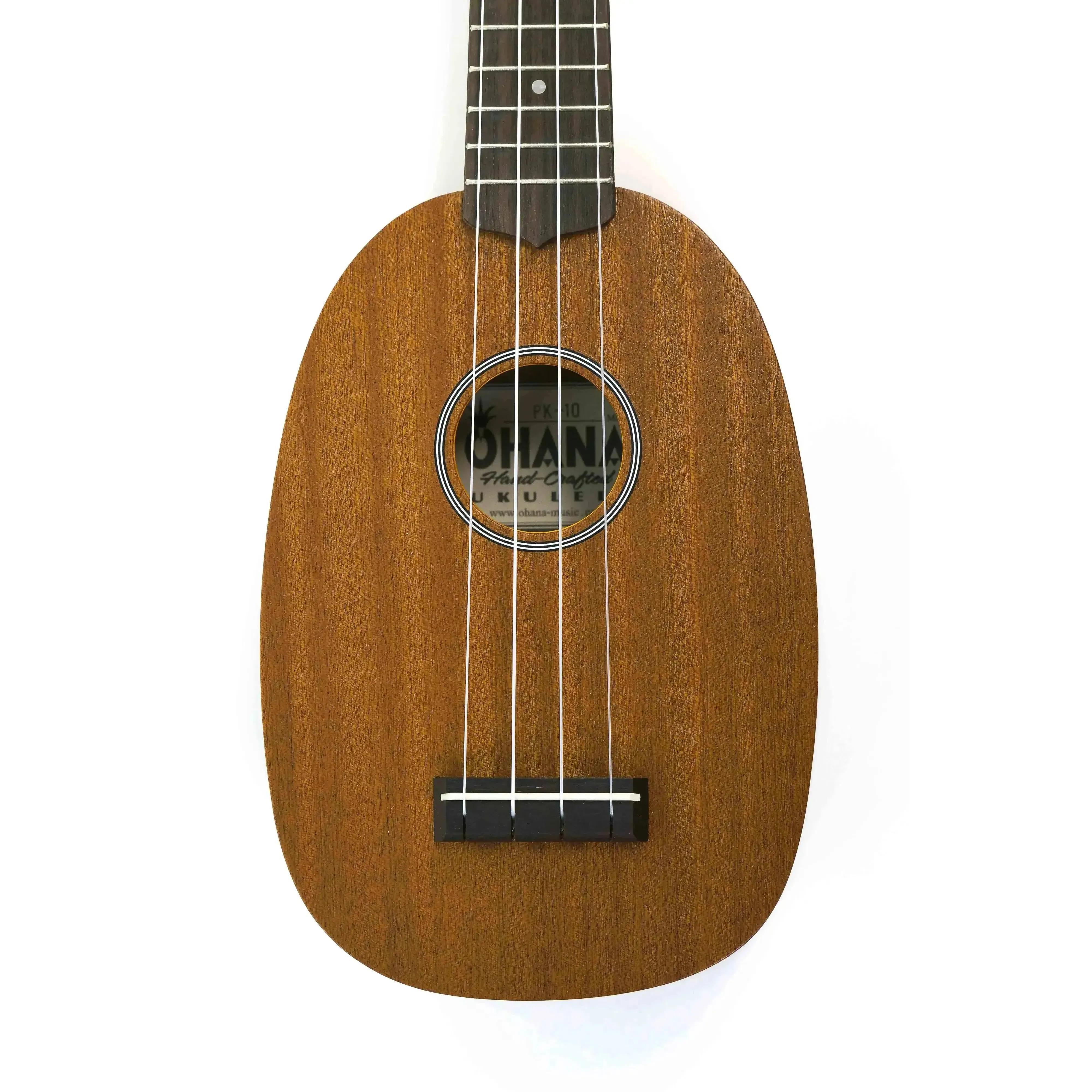 Ohana PK-10 Mahogany Pineapple Soprano Ukulele