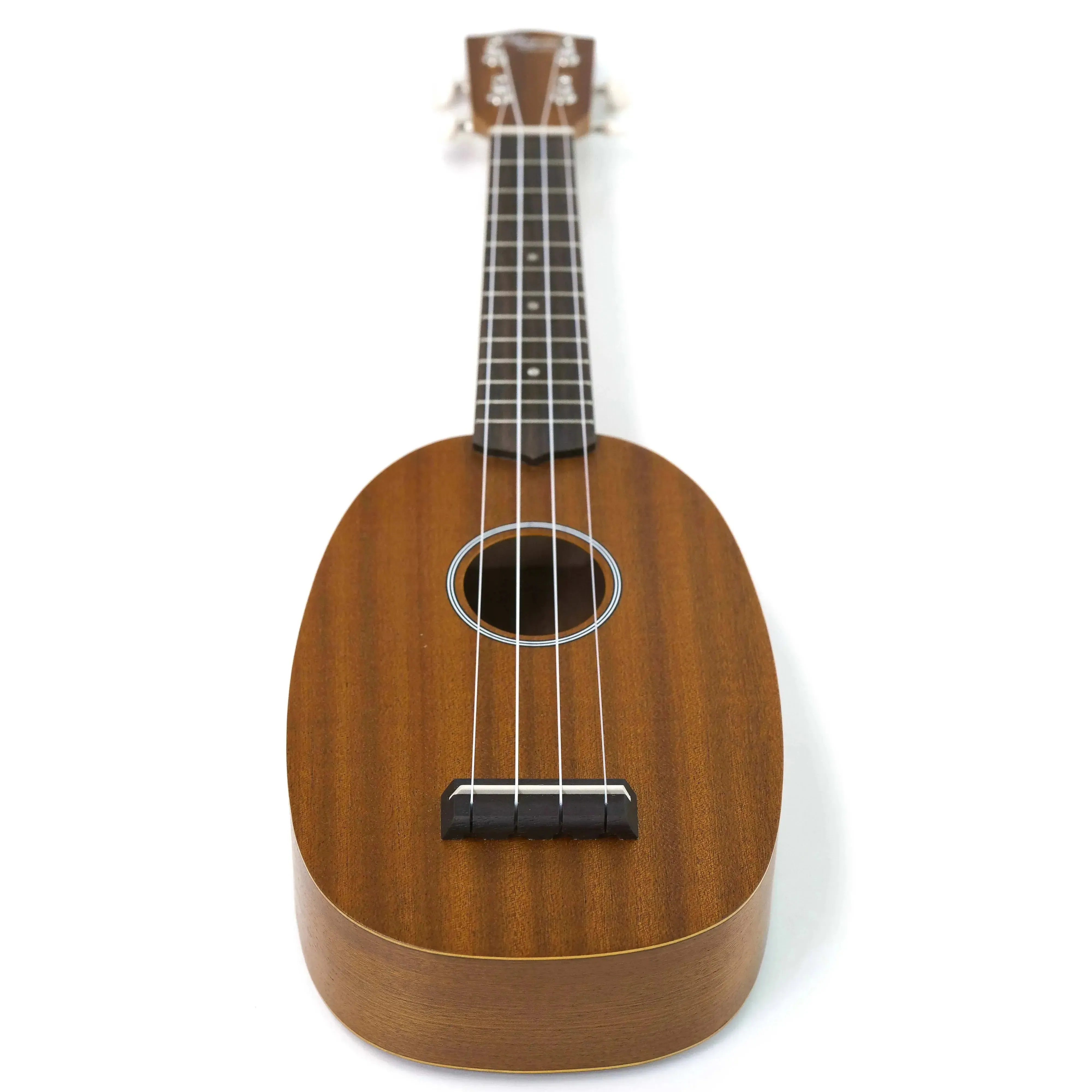 Ohana PK-10 Mahogany Pineapple Soprano Ukulele - Image 4