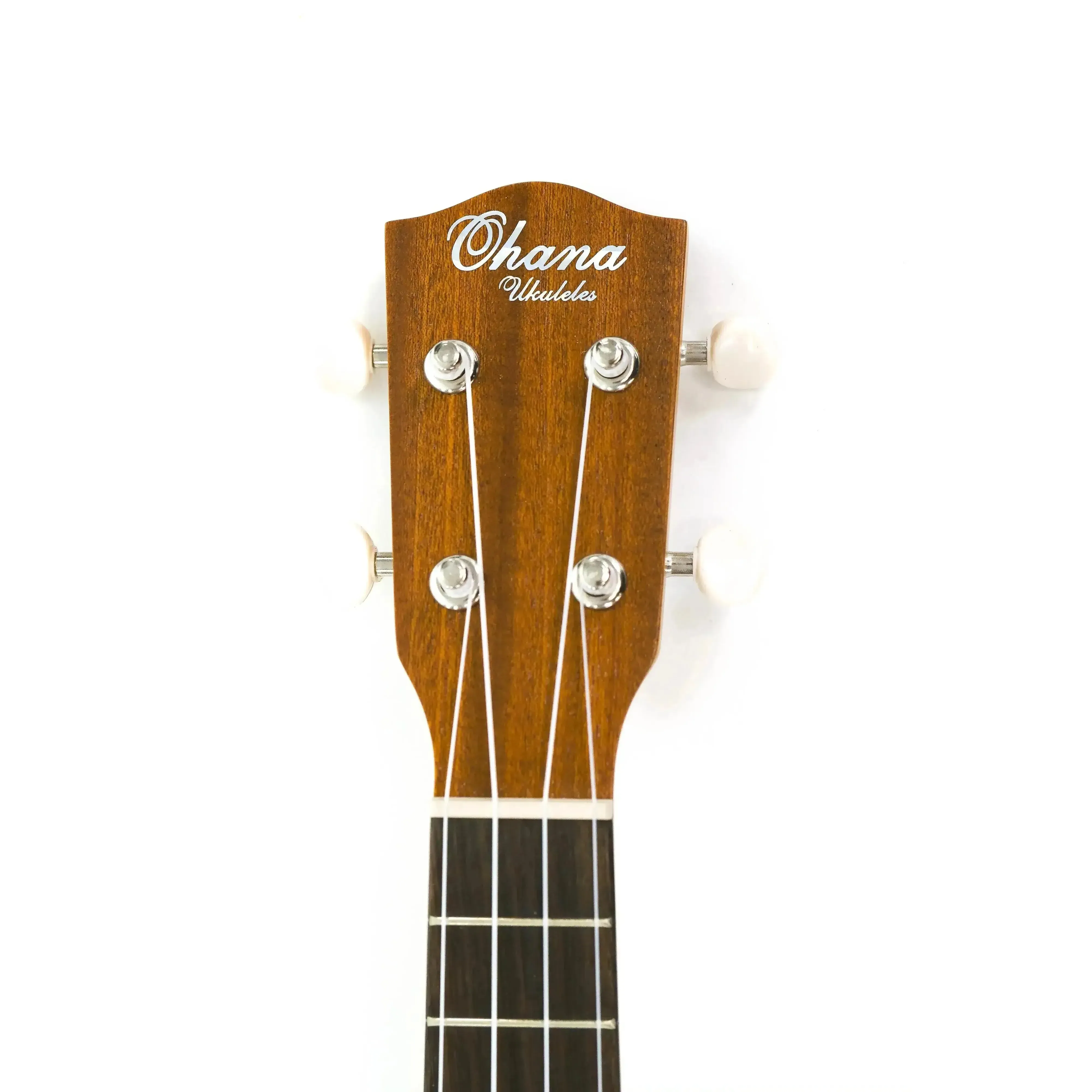 Ohana PK-10 Mahogany Pineapple Soprano Ukulele - Image 5