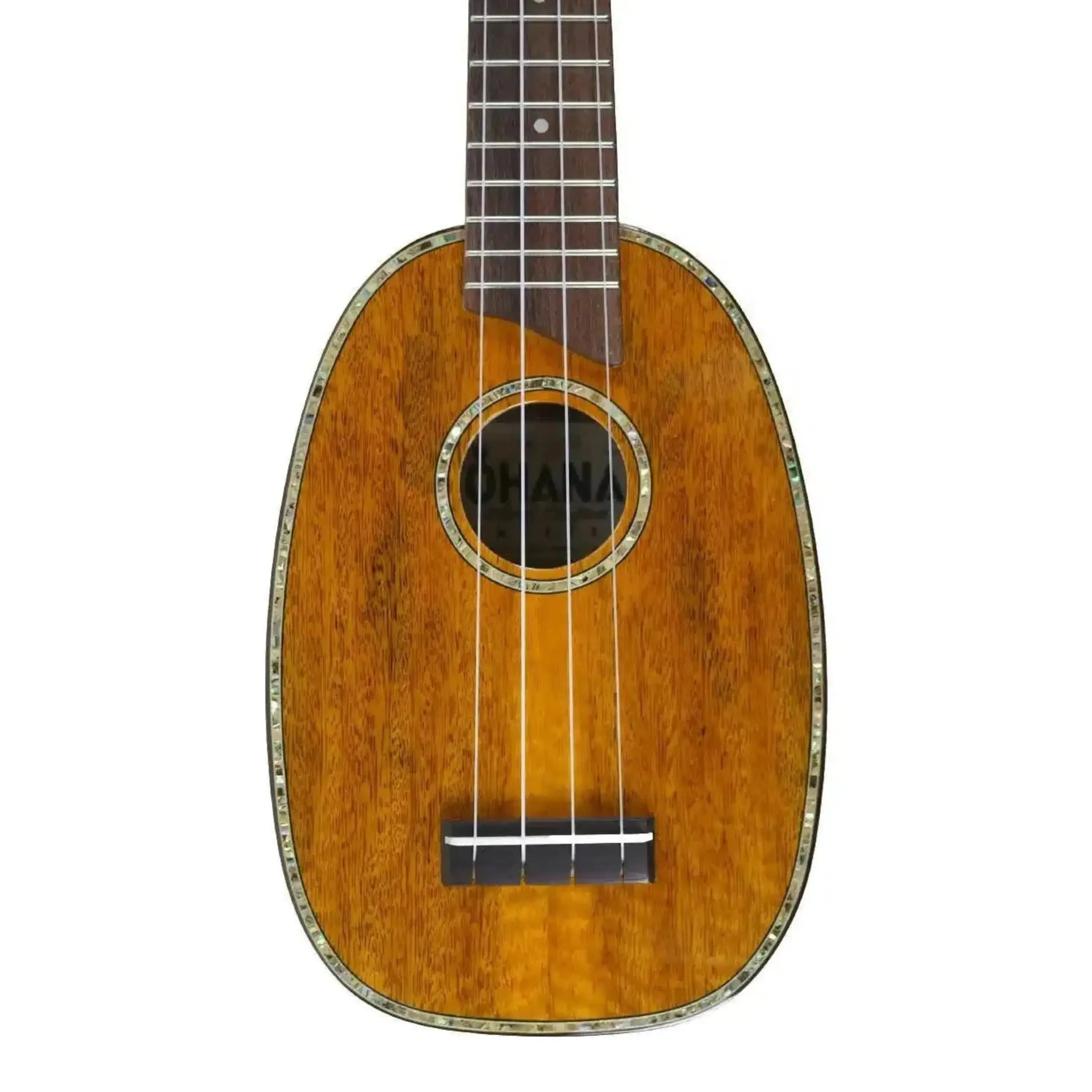 Ohana PK-220G Solid Mango Pineapple Soprano Ukulele