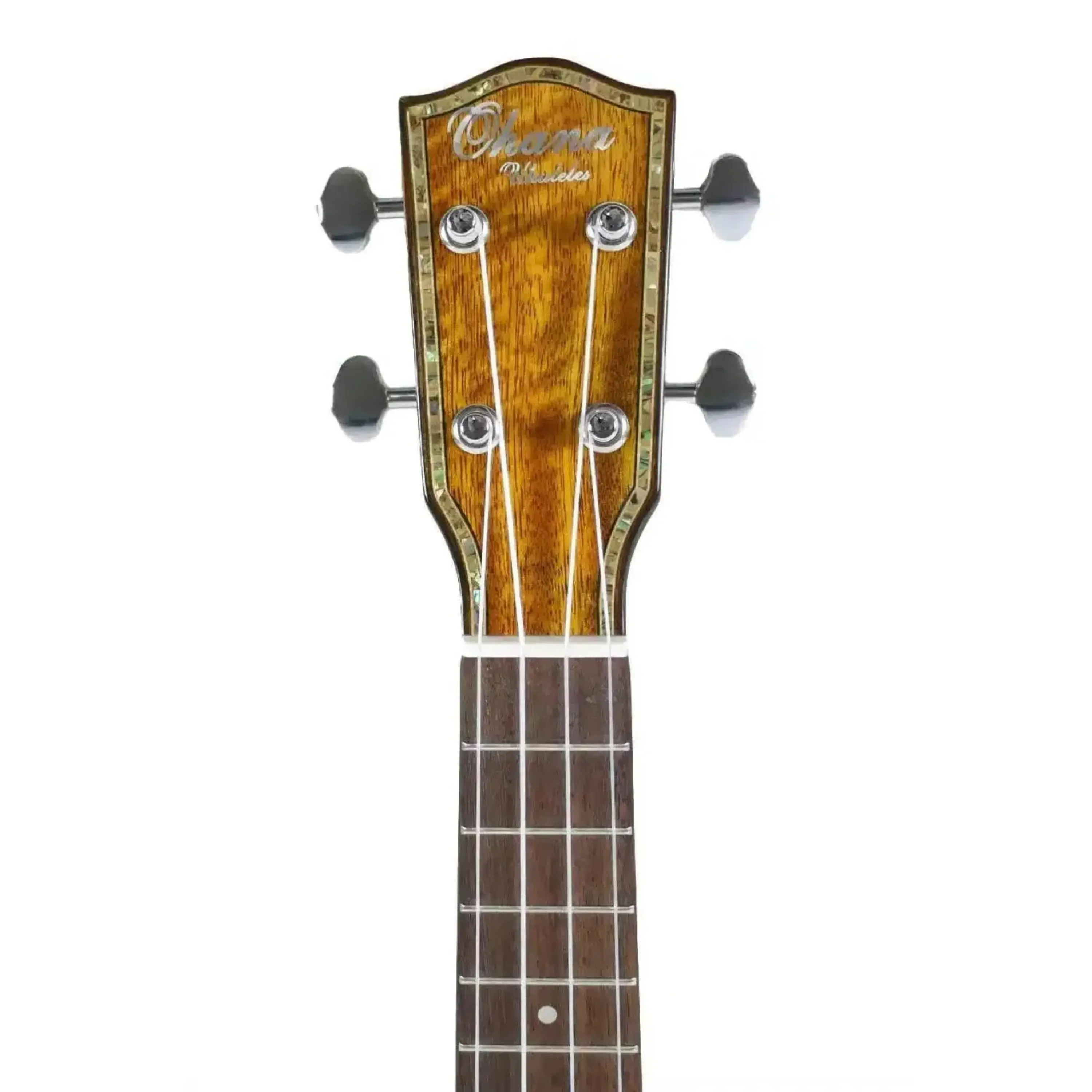 Ohana PK-220G Solid Mango Pineapple Soprano Ukulele - Image 5