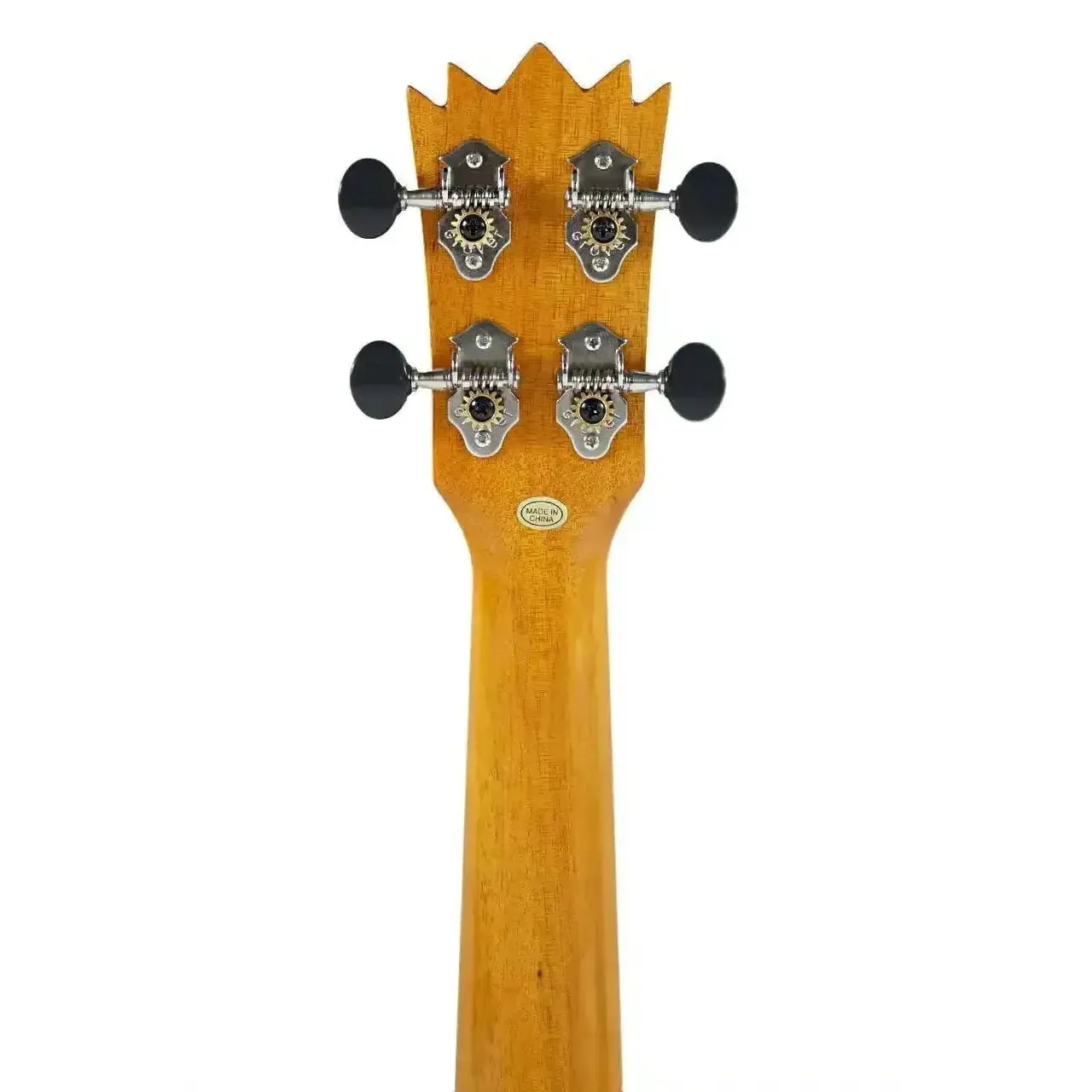 Ohana PK-25G Solid Mahogany Pineapple Soprano Ukulele - Image 6