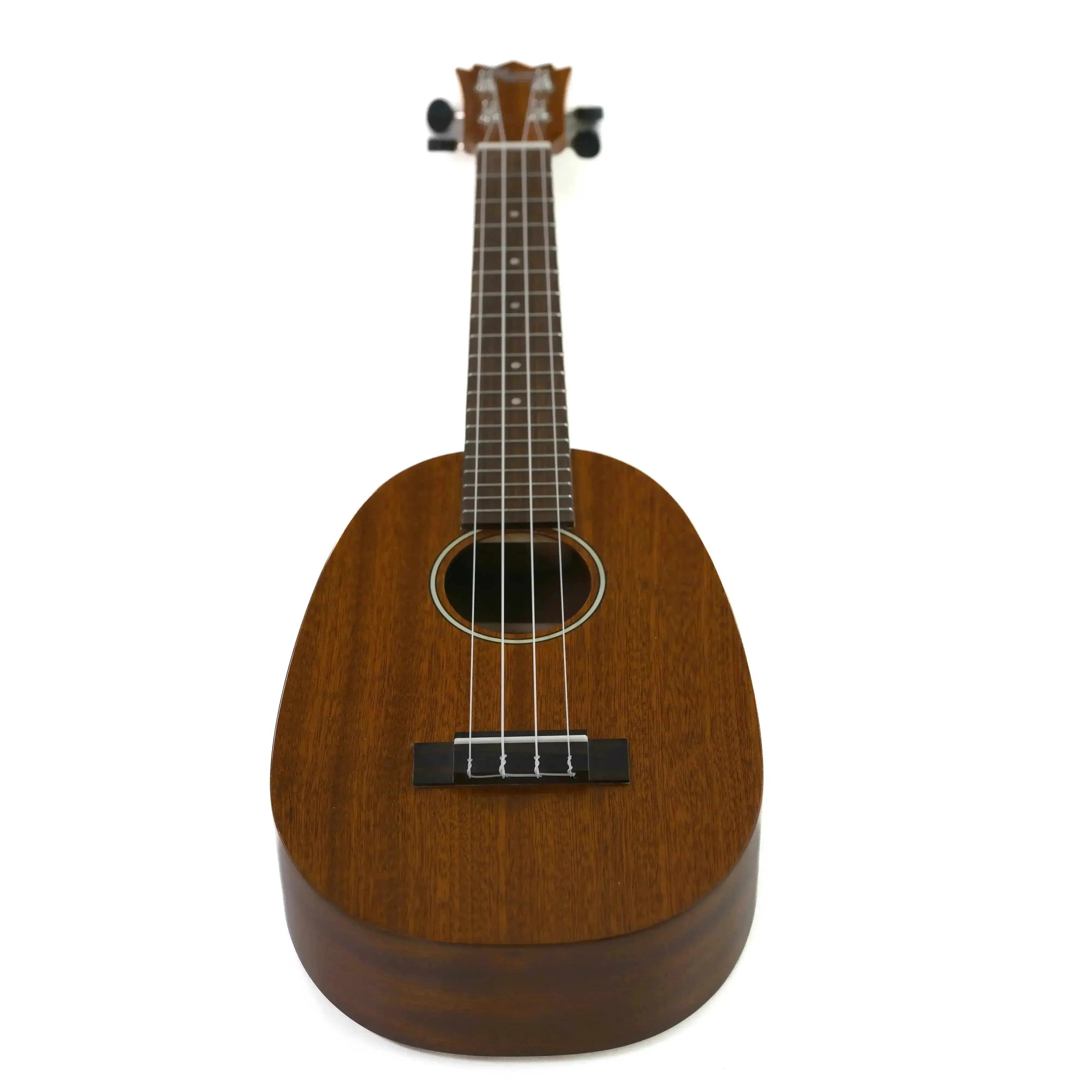 Ohana PKC-25G Solid Mahogany Pineapple Concert Ukulele - Image 4