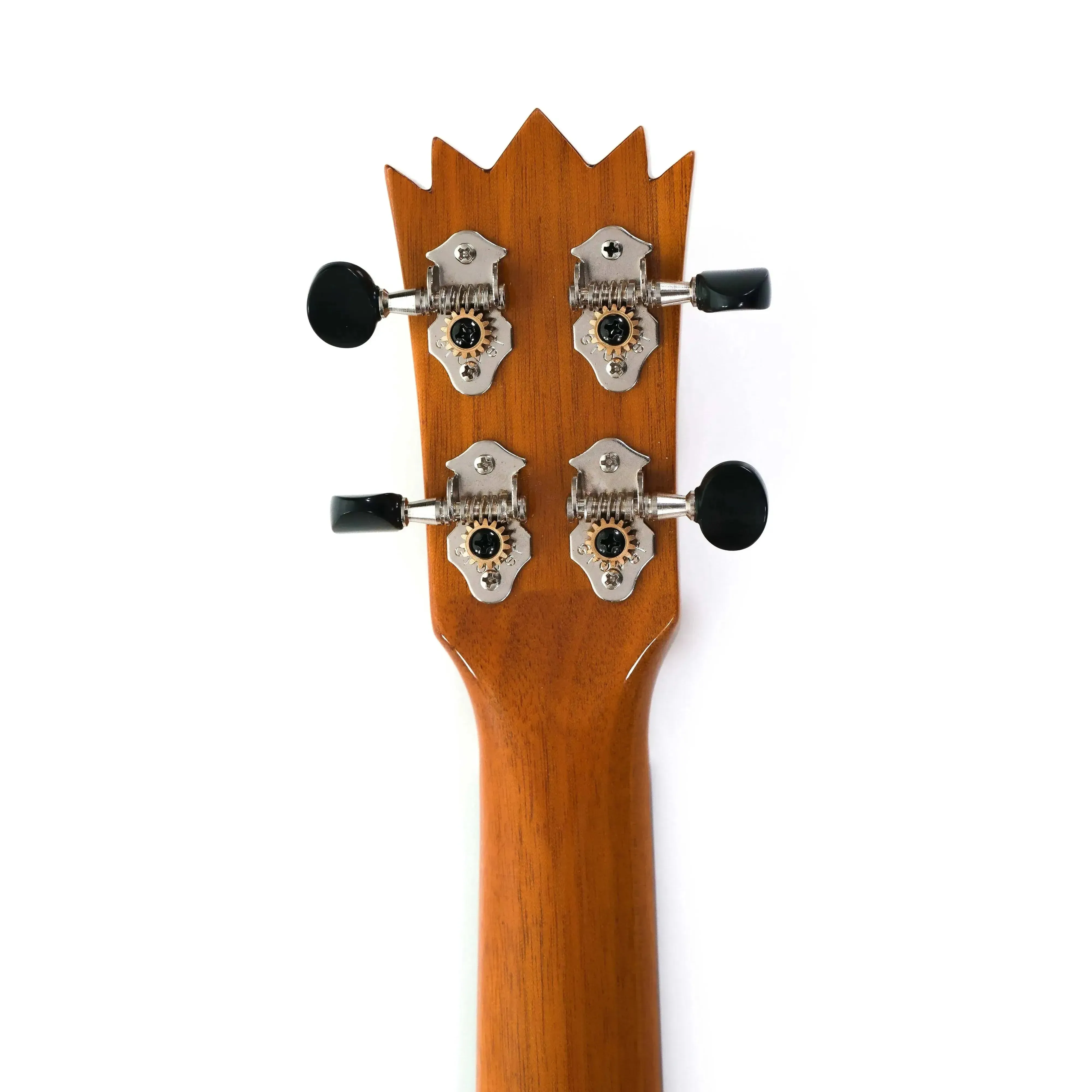 Ohana PKC-25G Solid Mahogany Pineapple Concert Ukulele - Image 6
