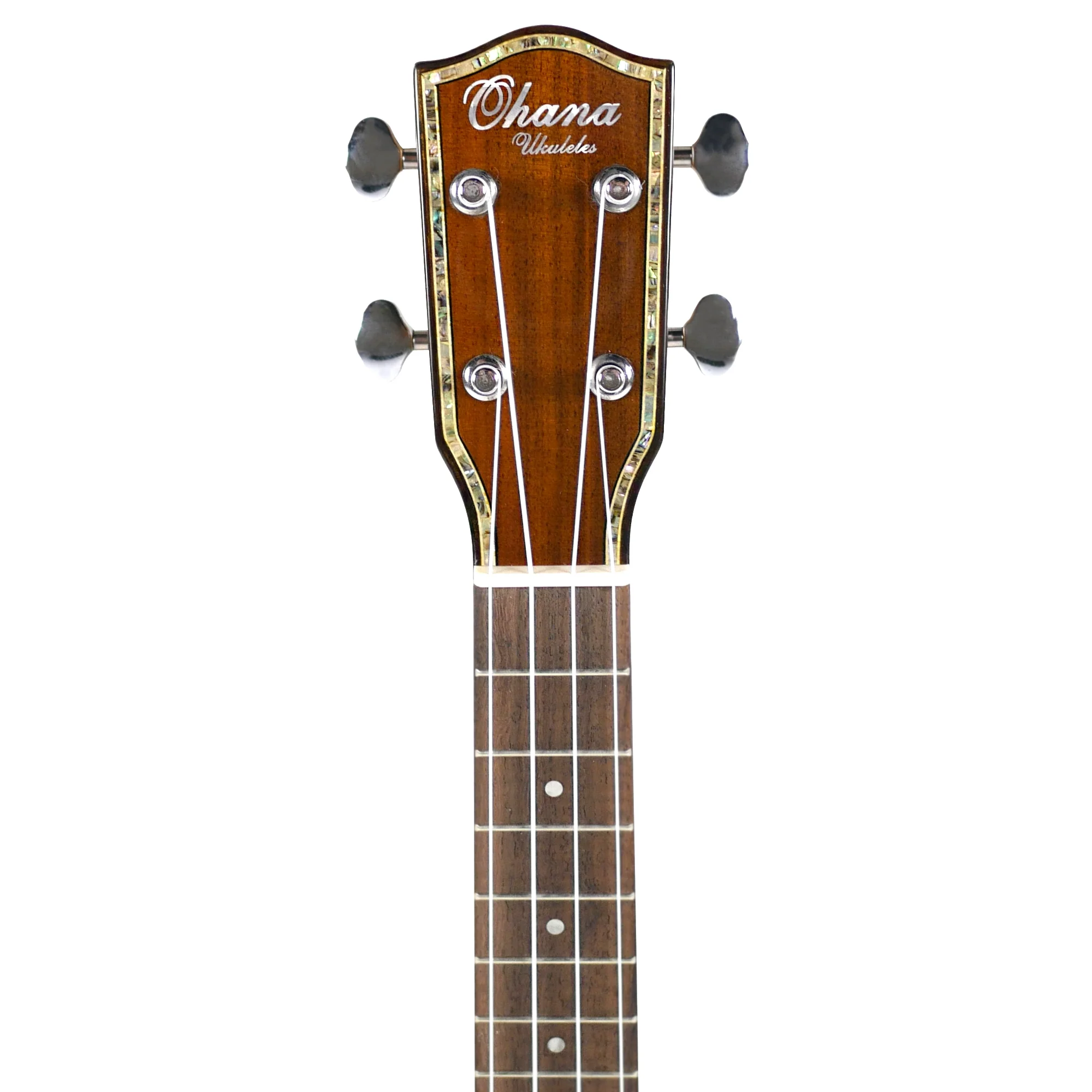 Ohana PKC-50G Solid Cedar & Mahogany Pineapple Concert Ukulele - Image 5
