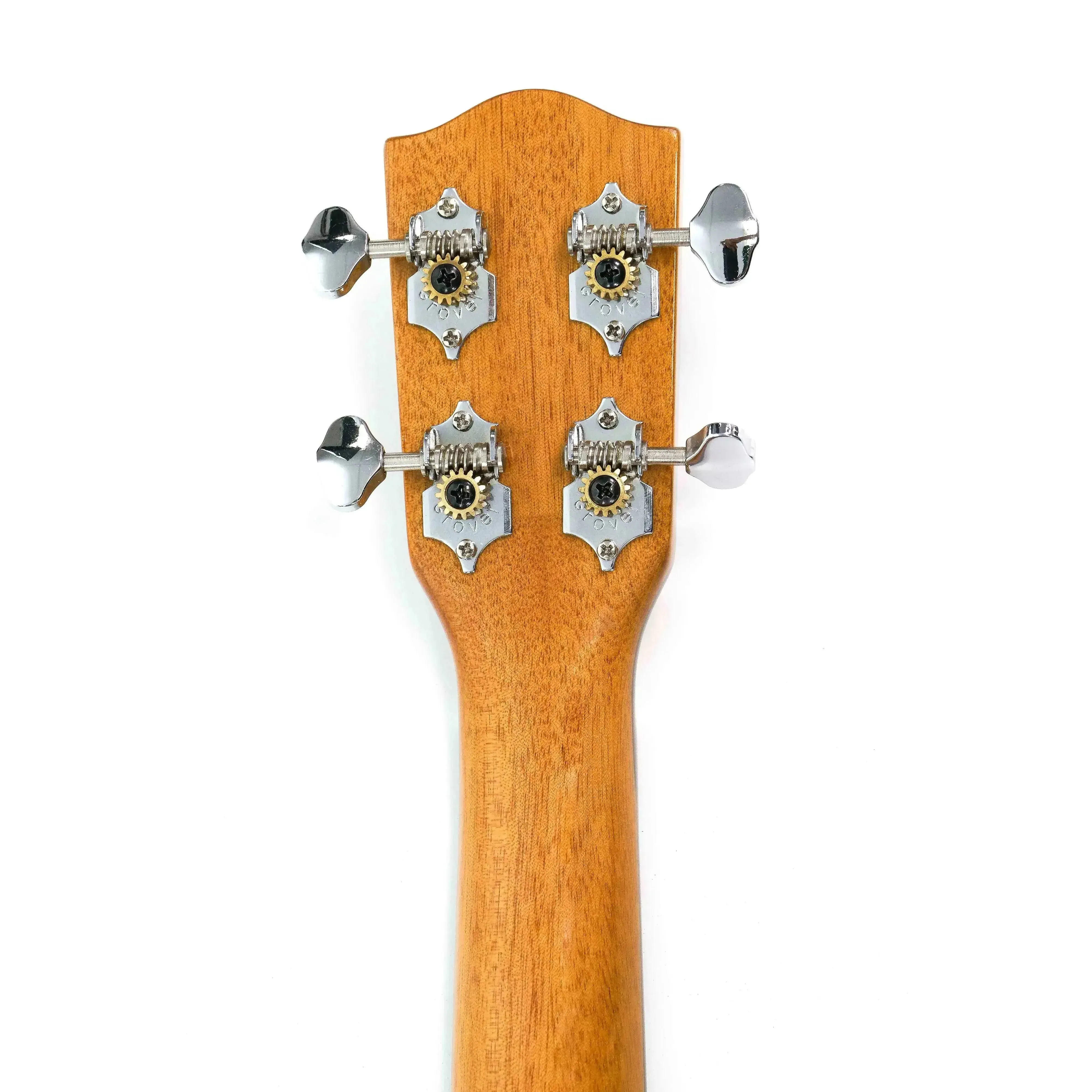 Ohana PKC-70G Solid Spruce & Mahogany Pineapple Concert Ukulele - Image 6