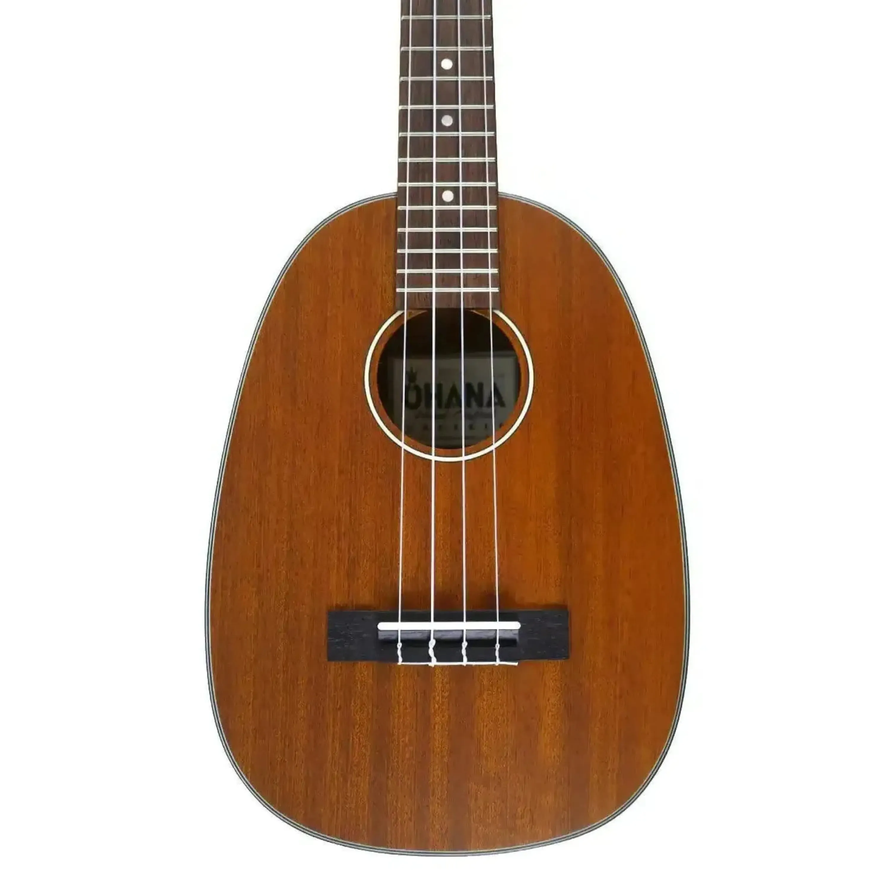 Ohana PKT-14 Mahogany Pineapple Tenor Ukulele