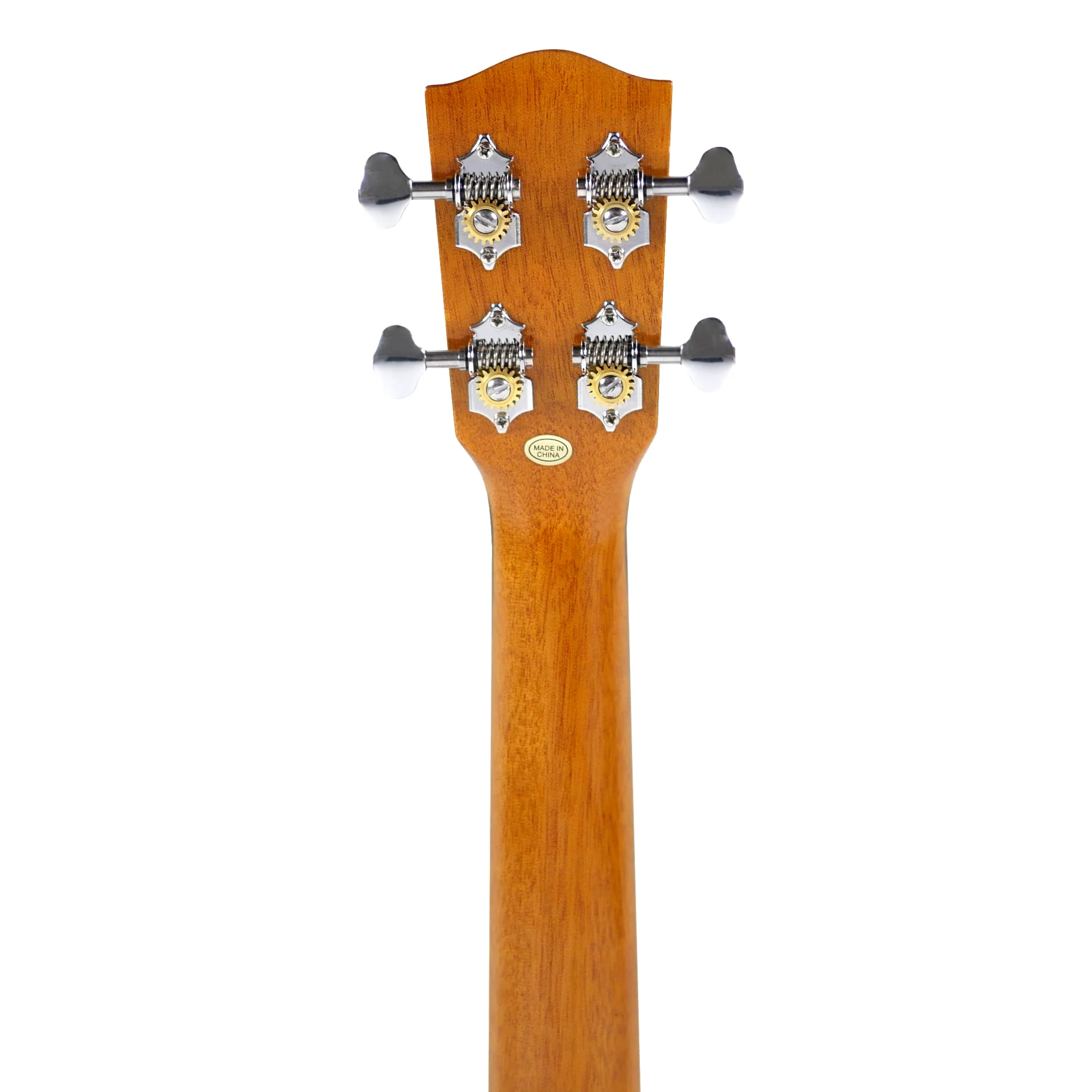 Ohana PKT-70G Solid Spruce & Mahogany Pineapple Tenor Ukulele - Image 6