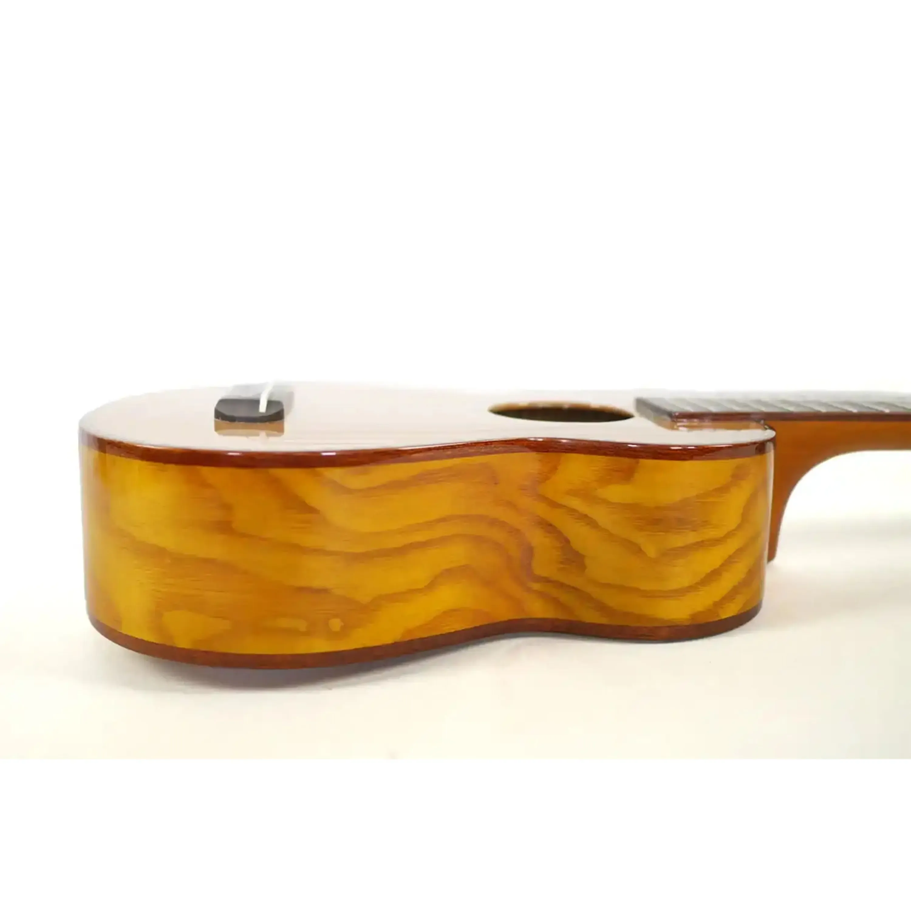 Ohana SK-50MG Solid Cedar & Flamed Mahogany Soprano Ukulele - Image 3