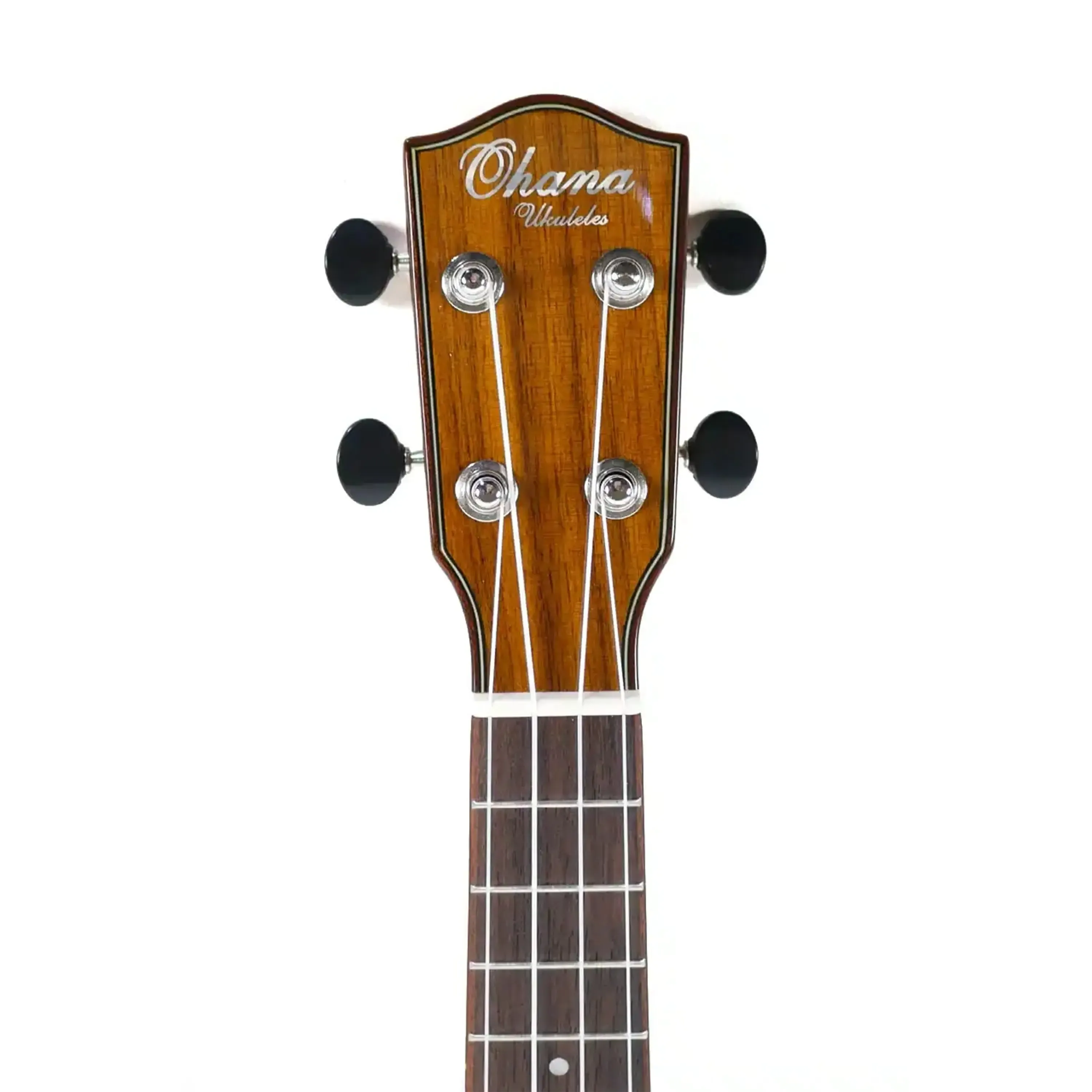 Ohana SK-50MG Solid Cedar & Flamed Mahogany Soprano Ukulele - Image 5