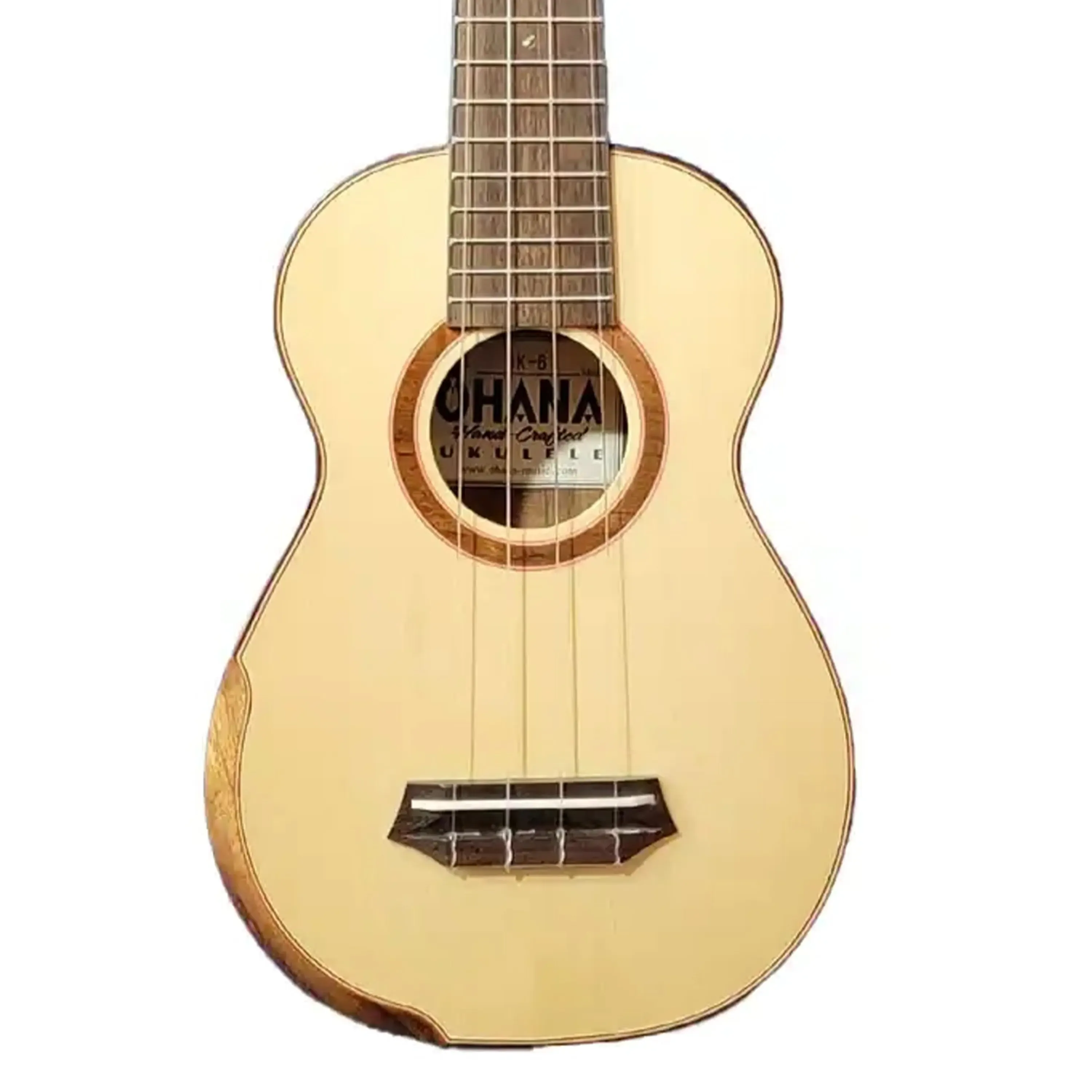 Ohana SK-6 Solid Spruce & Acacia Soprano Ukulele
