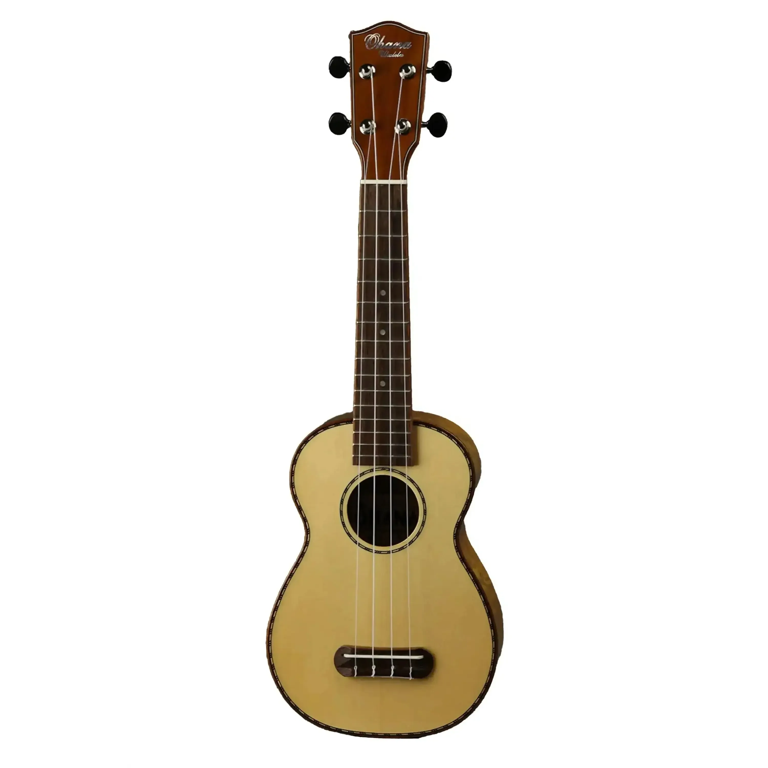 Ohana SK-70WG Solid Spruce Top Soprano Ukulele - Image 3