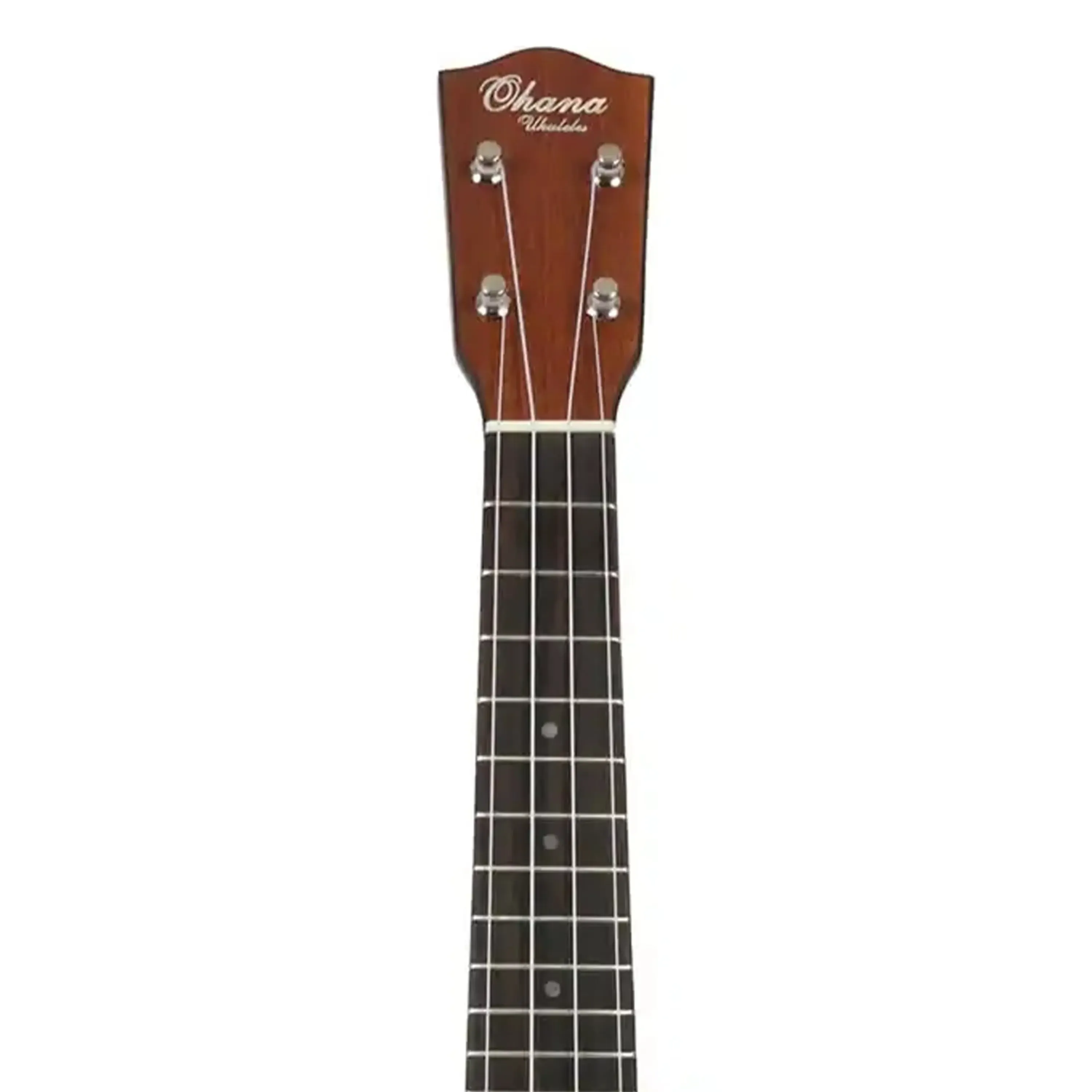 Ohana SK-75 Solid Spruce & Mahogany Soprano Ukulele - Image 4