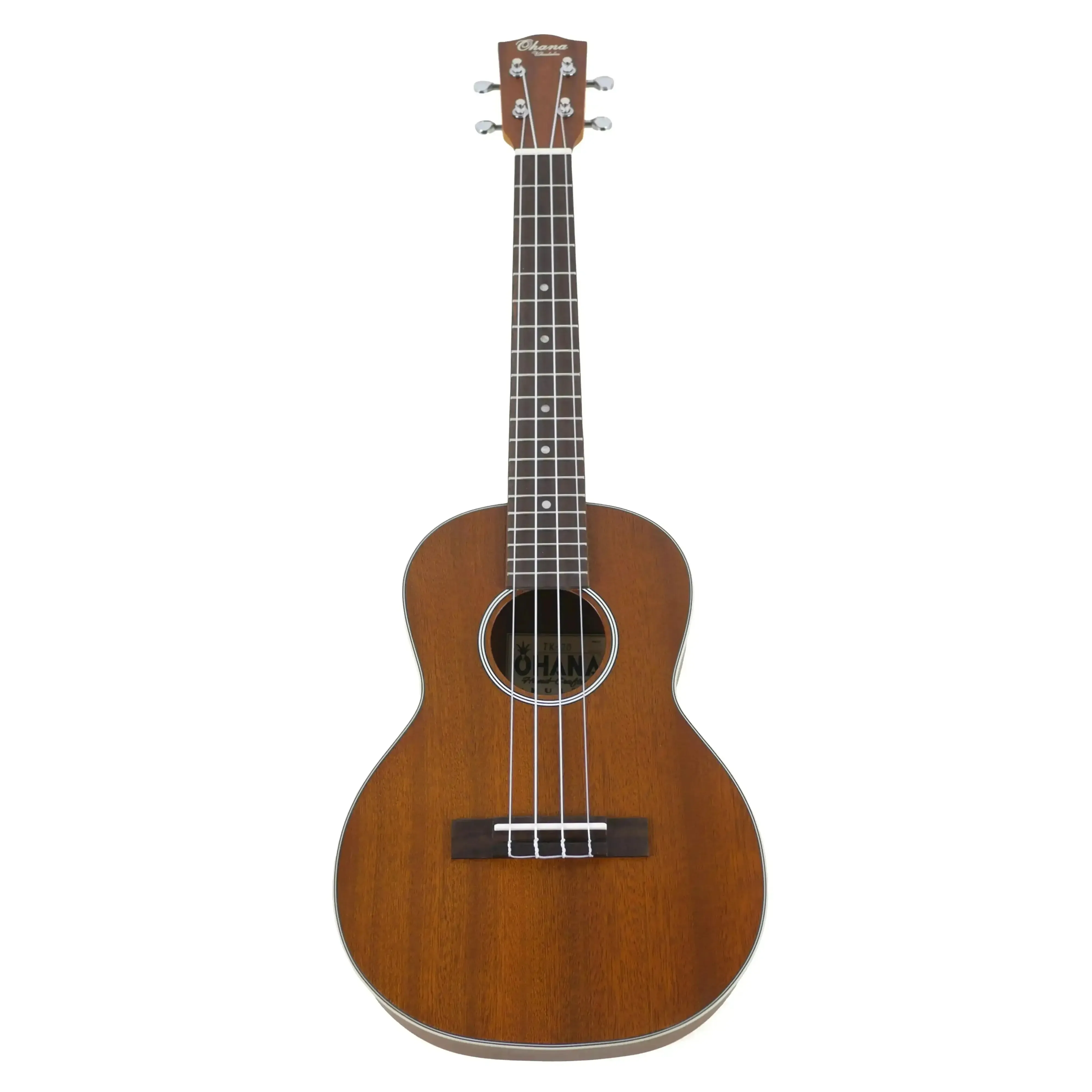Ohana TK-20 Solid Mahogany Top Tenor Ukulele - Image 4