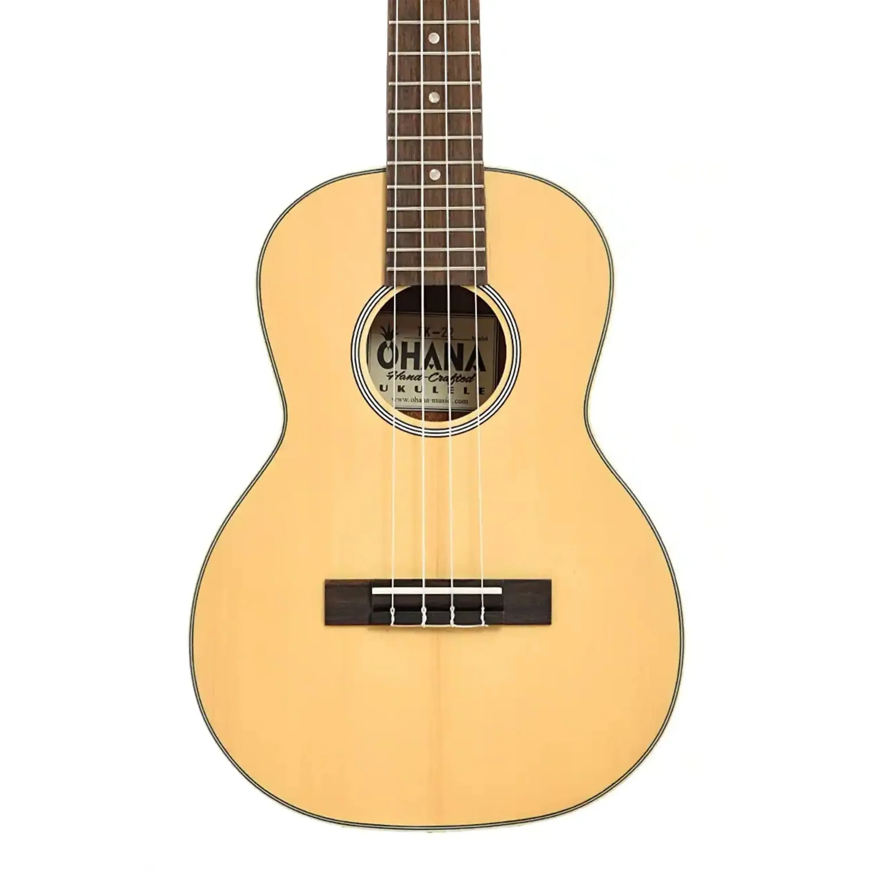 Ohana TK-22 Solid Spruce Top 22 Series Tenor Ukulele