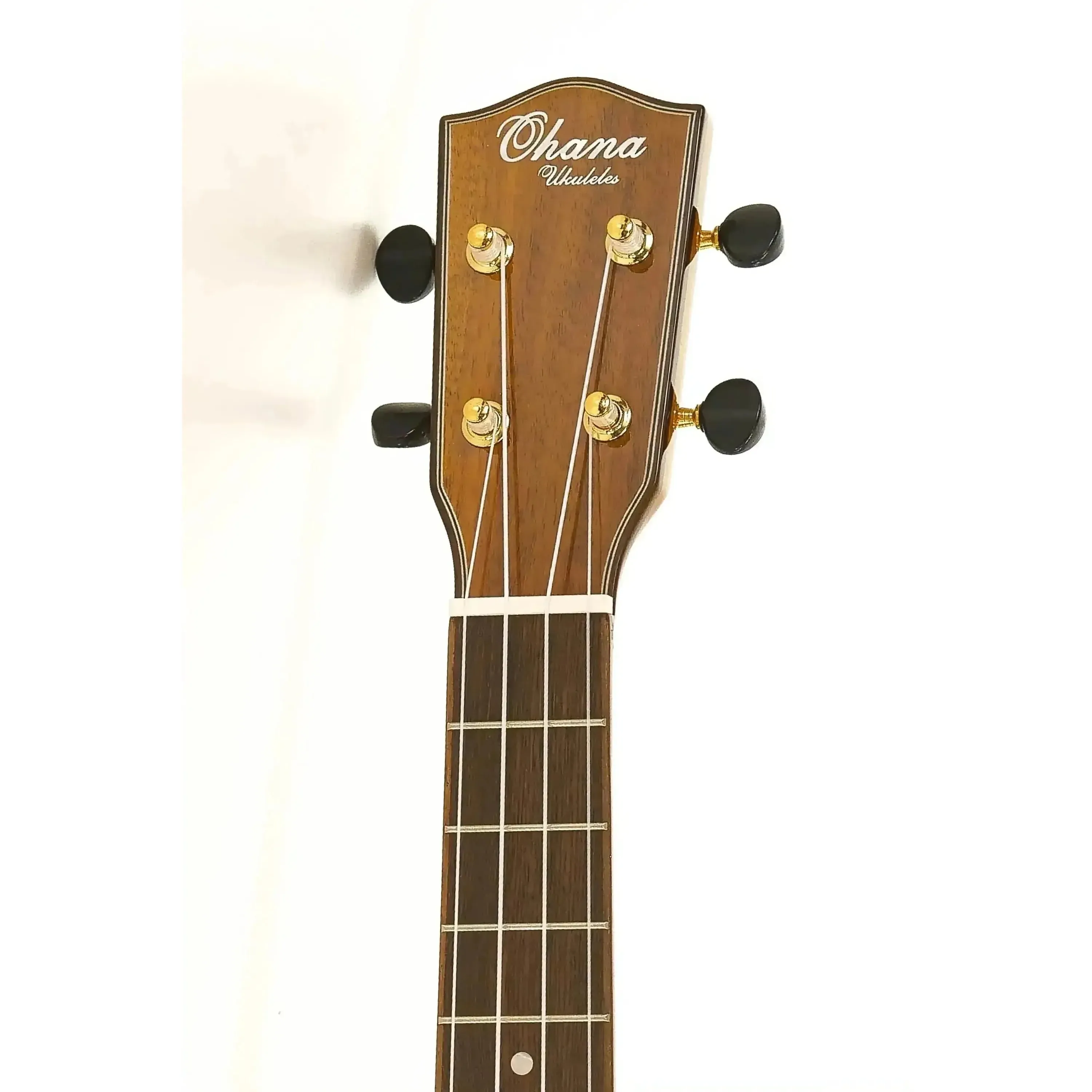 Ohana TK-260G Gloss Solid Cedar Top Tenor Ukulele - Image 5