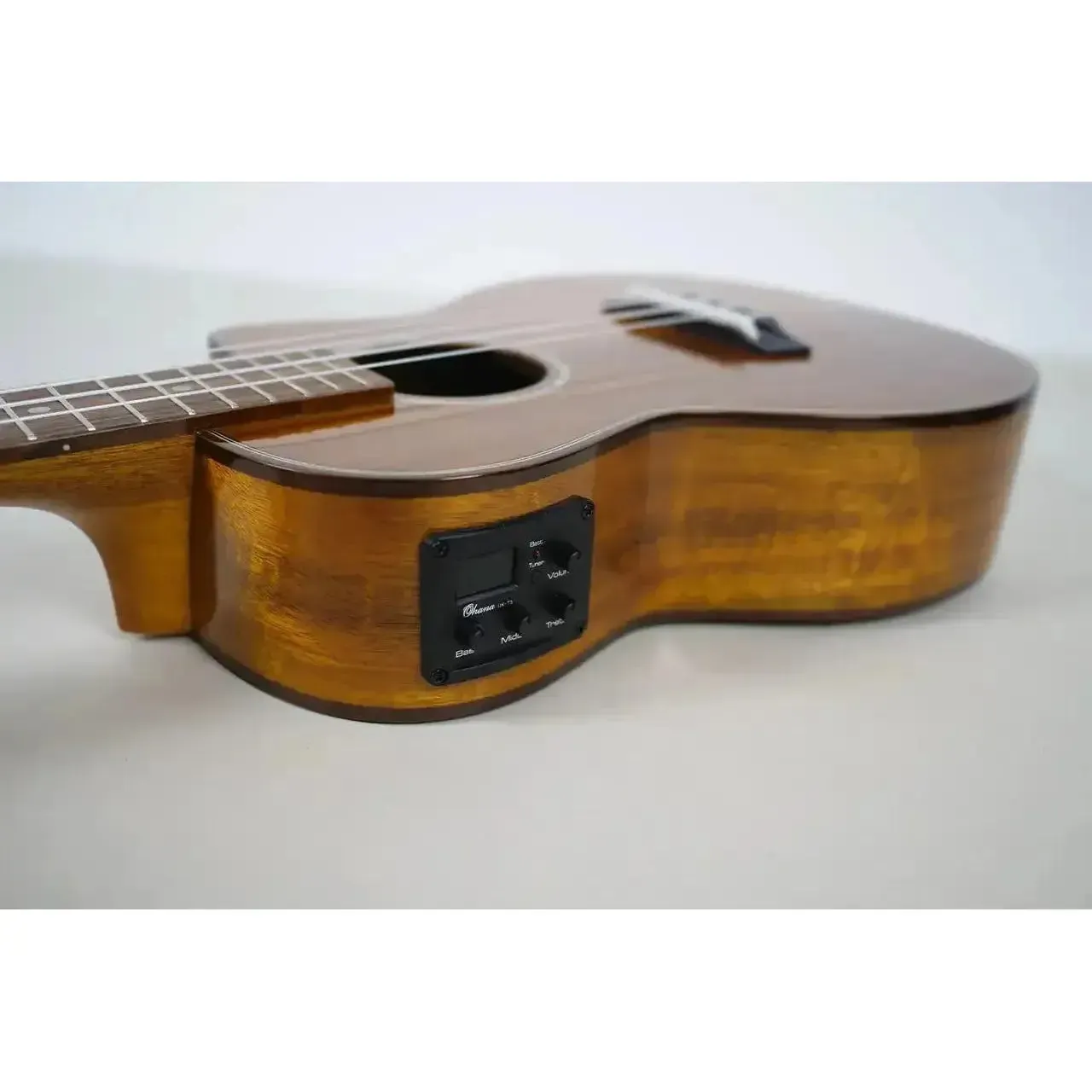 Ohana TK-270GCE Solid Acacia Tenor Ukulele w/ Pickup - Image 3