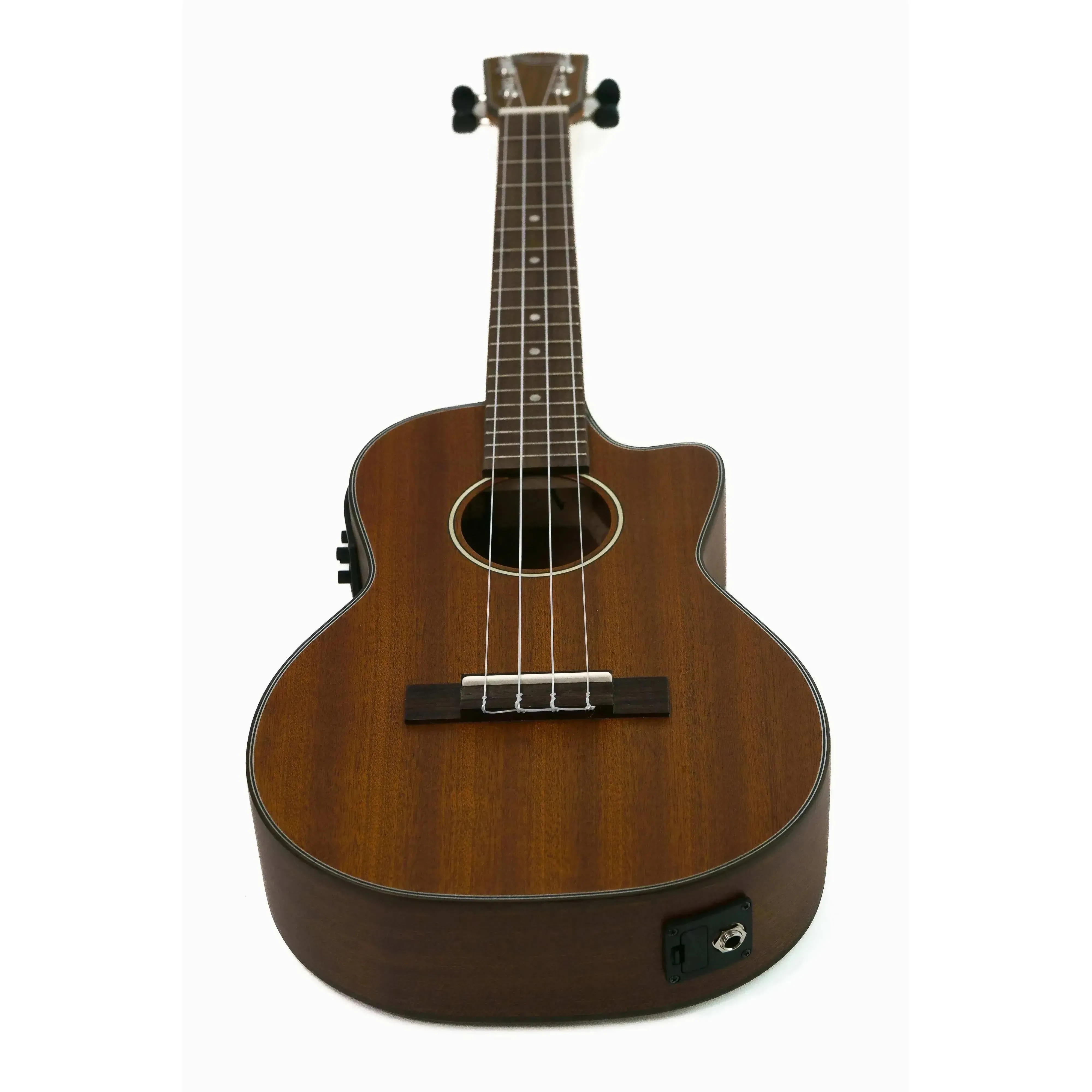 Ohana TK-35CE Solid Mahogany Tenor Ukulele w/ Pickup - Image 4