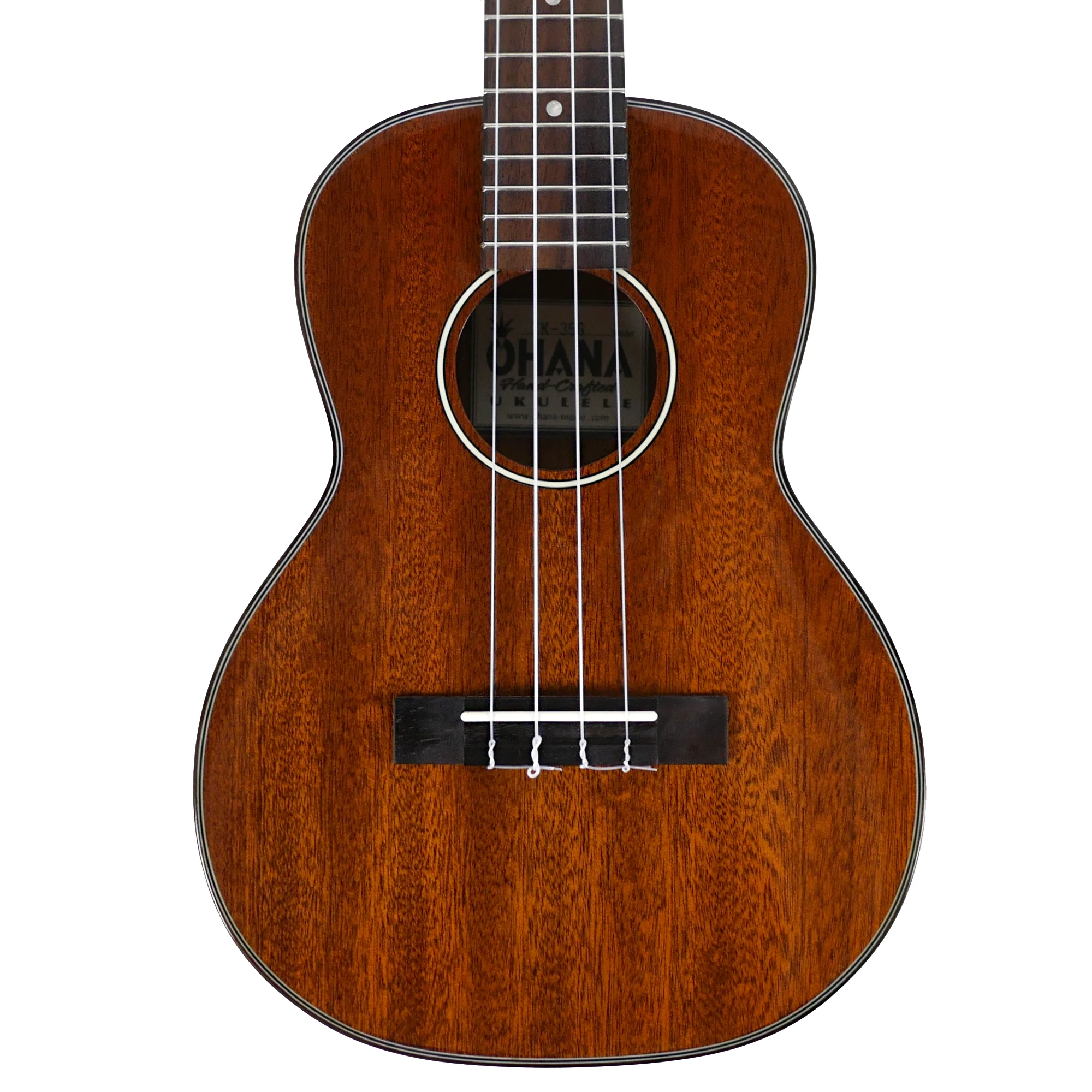 Ohana TK-35G Gloss Solid Mahogany Tenor Ukulele