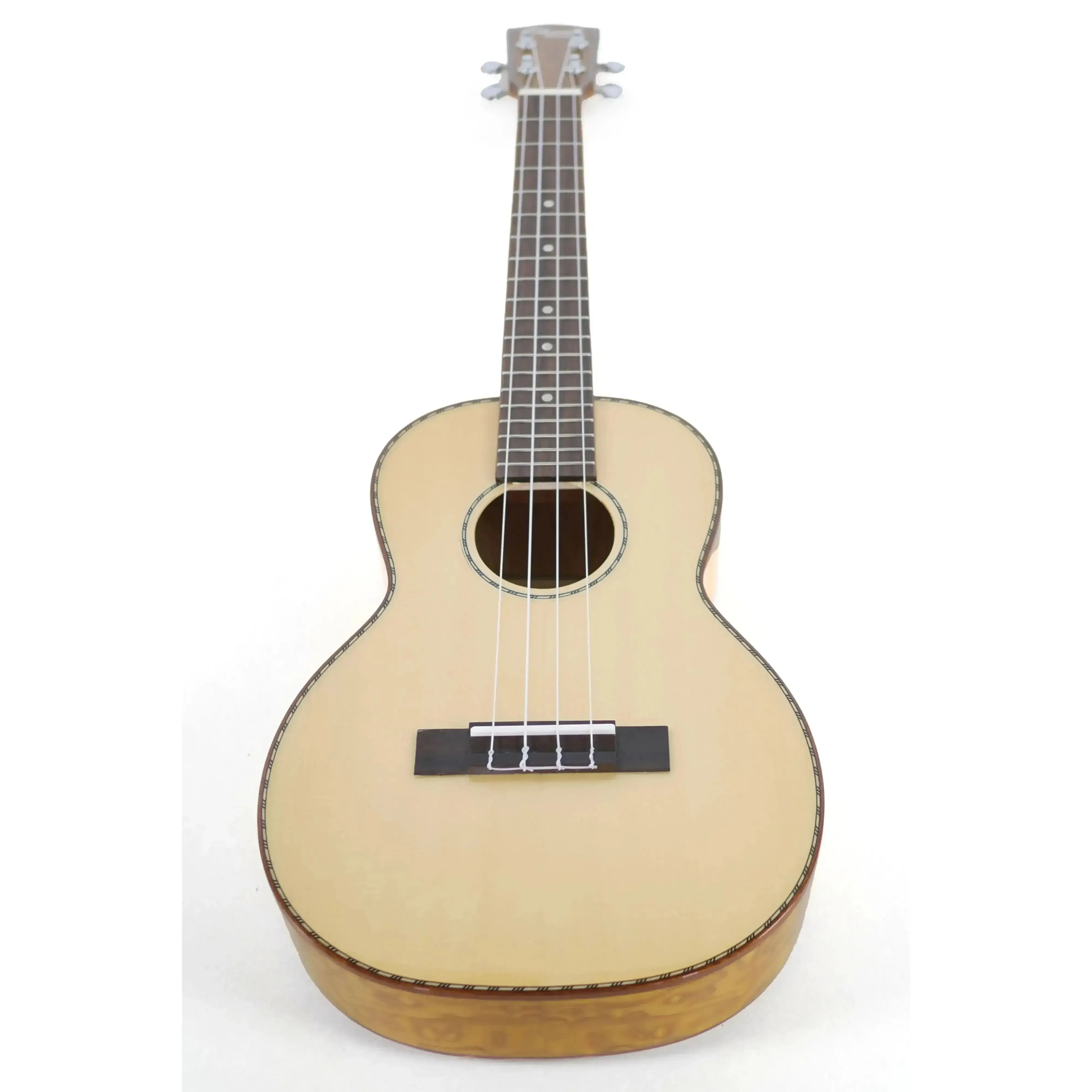 Ohana TK-70WG Solid Spruce Top & Willow Tenor Ukulele - Image 4