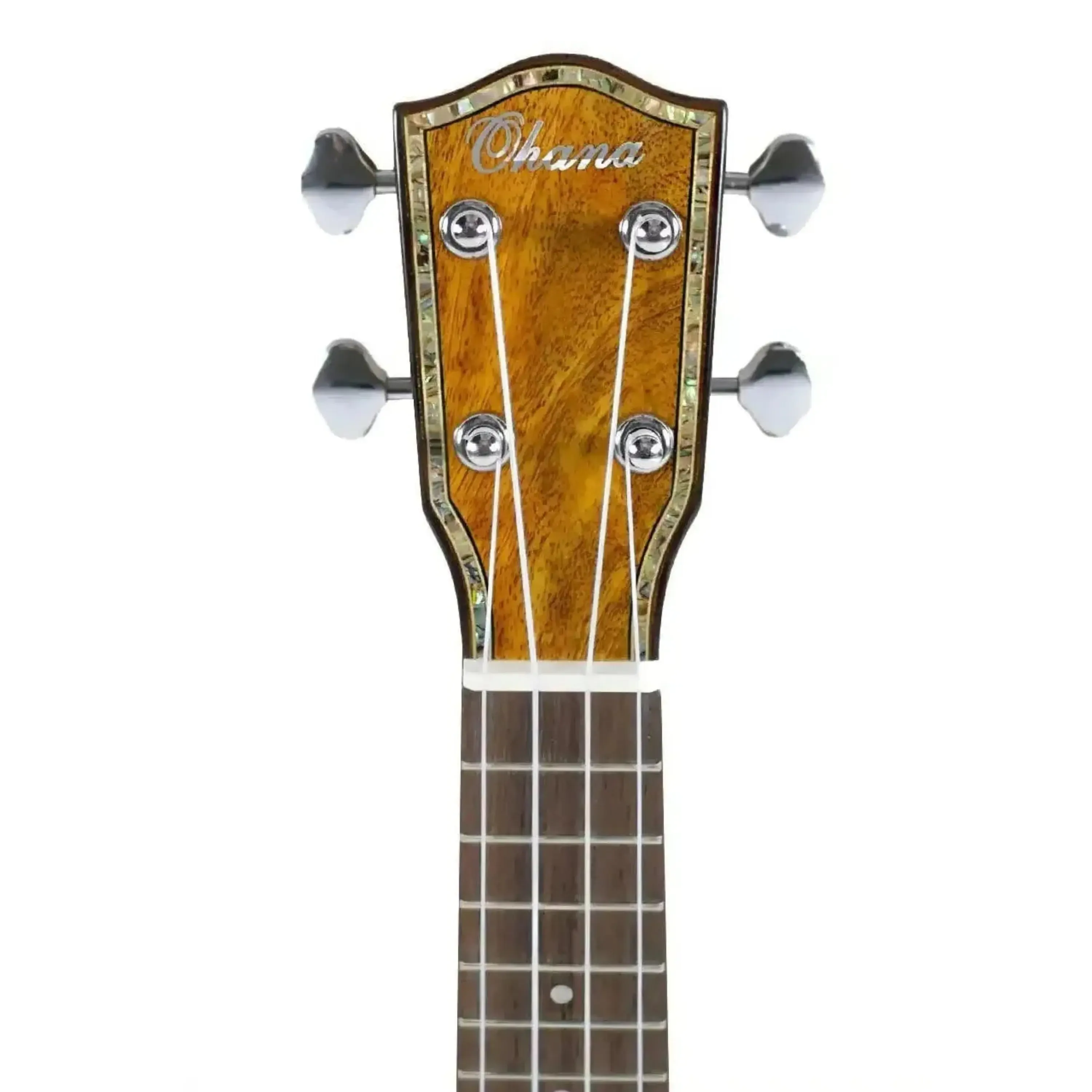 Ohana TTPK-220G Solid Mango Pineapple Sopranissimo Ukulele - Image 5