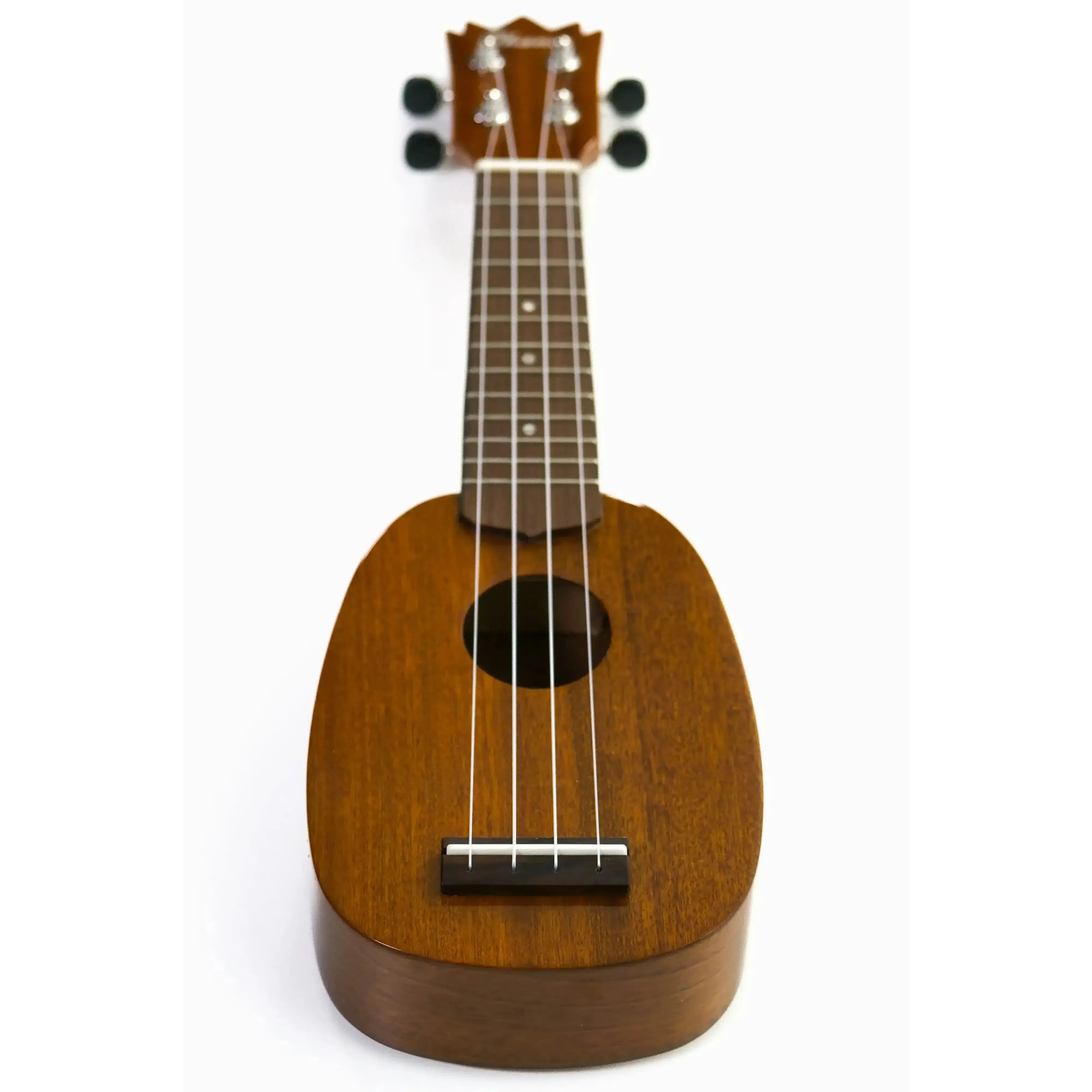 Ohana TTPK-25G Solid Mahogany Pineapple Sopranissimo Ukulele - Image 4