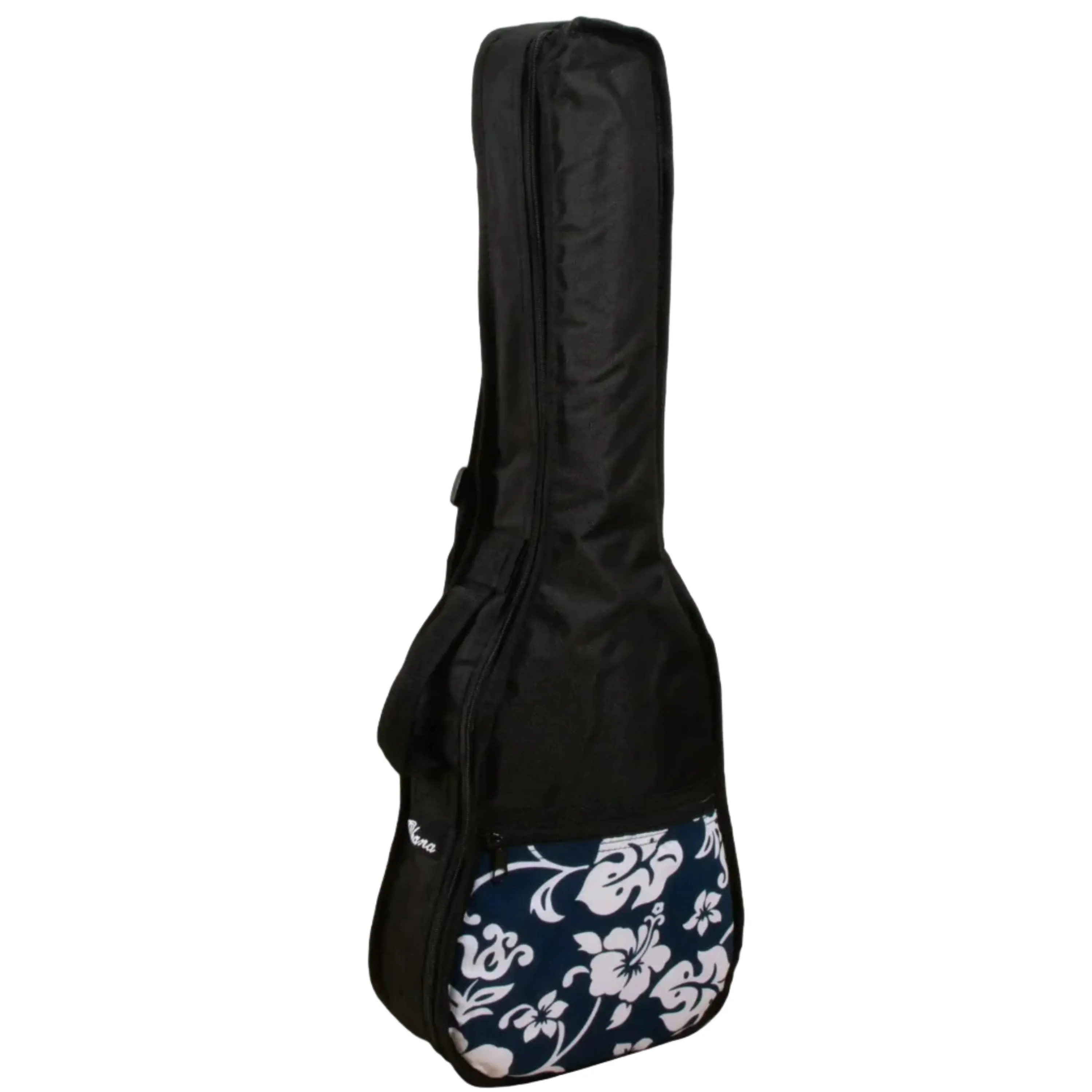 Ohana UB-31-BL Hawaiian Floral Print Ukulele Gigbag - BARITONE