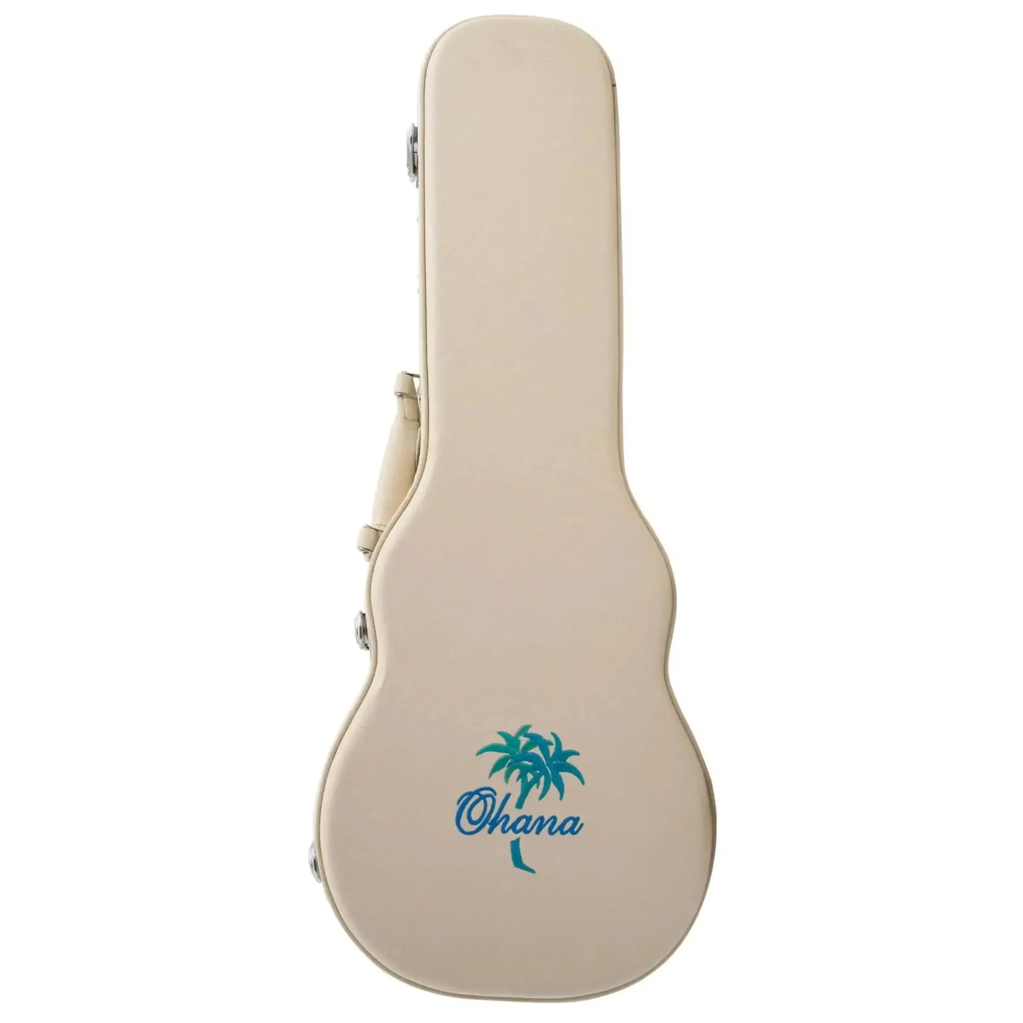 Ohana WEM-27 White Tenor Ukulele Hardshell Case - Image 3